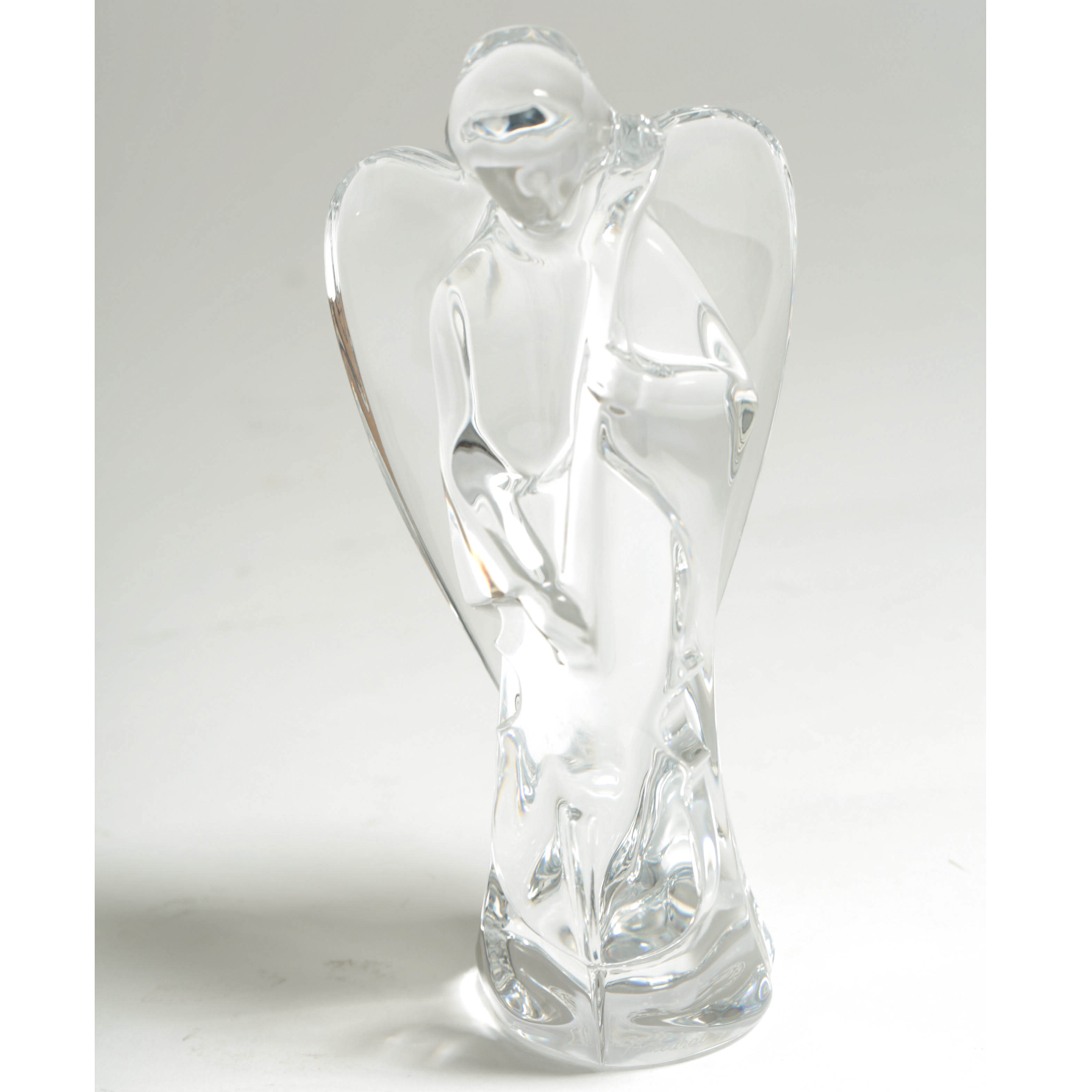 Baccarat Crystal "Angel with Cello" Figurine