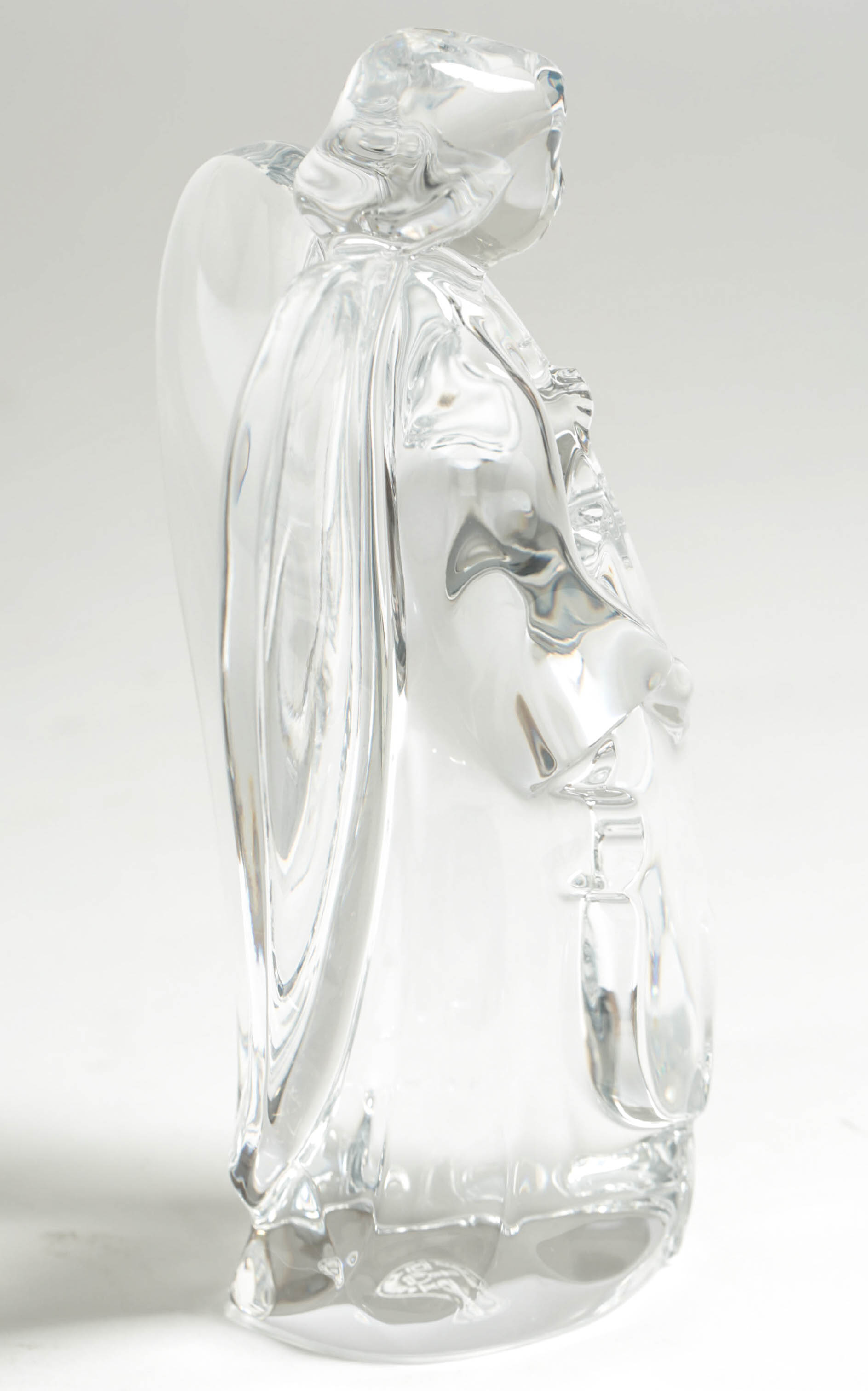 Baccarat Crystal "Angel with Cello" Figurine