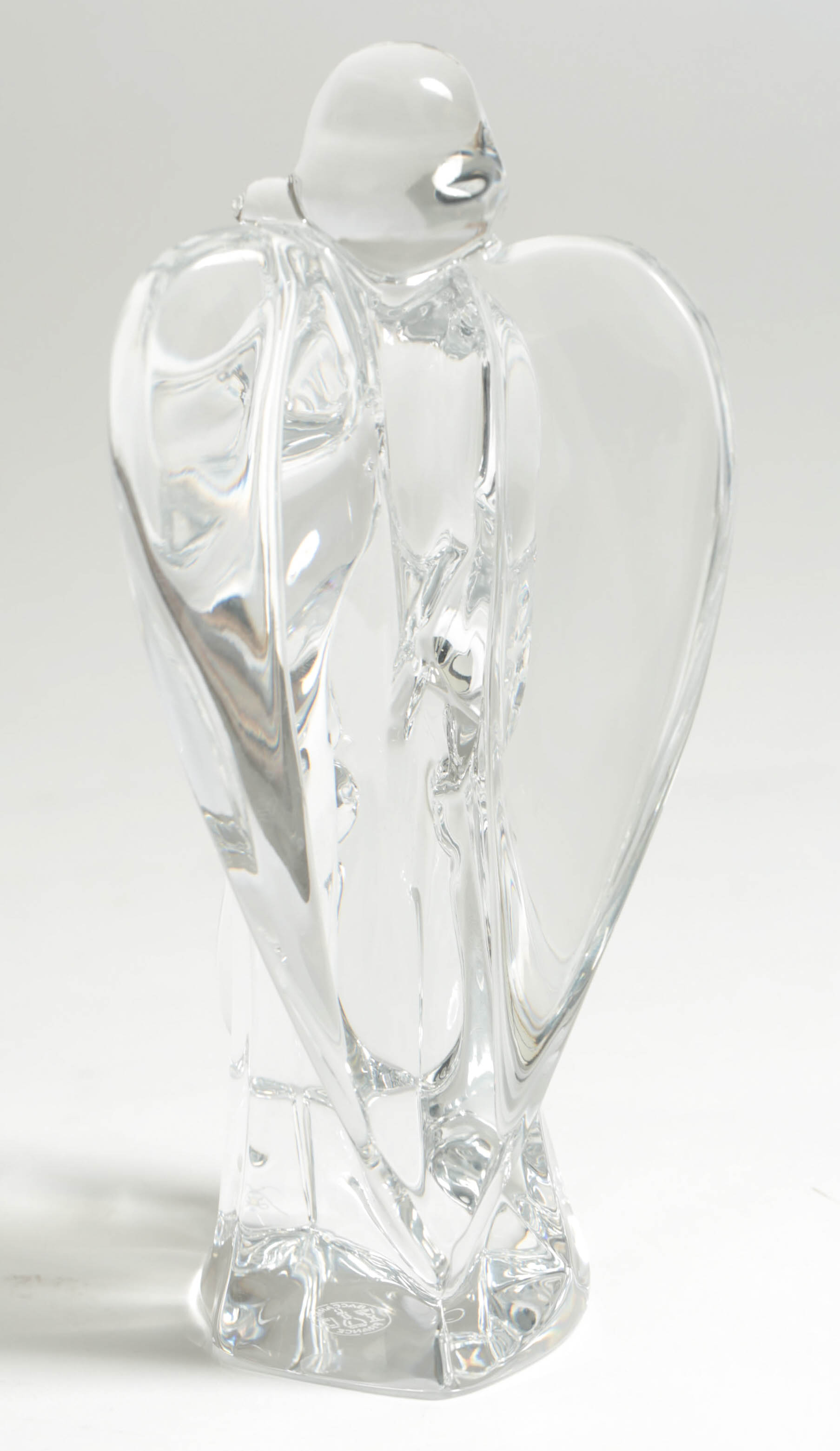 Baccarat Crystal "Angel with Cello" Figurine