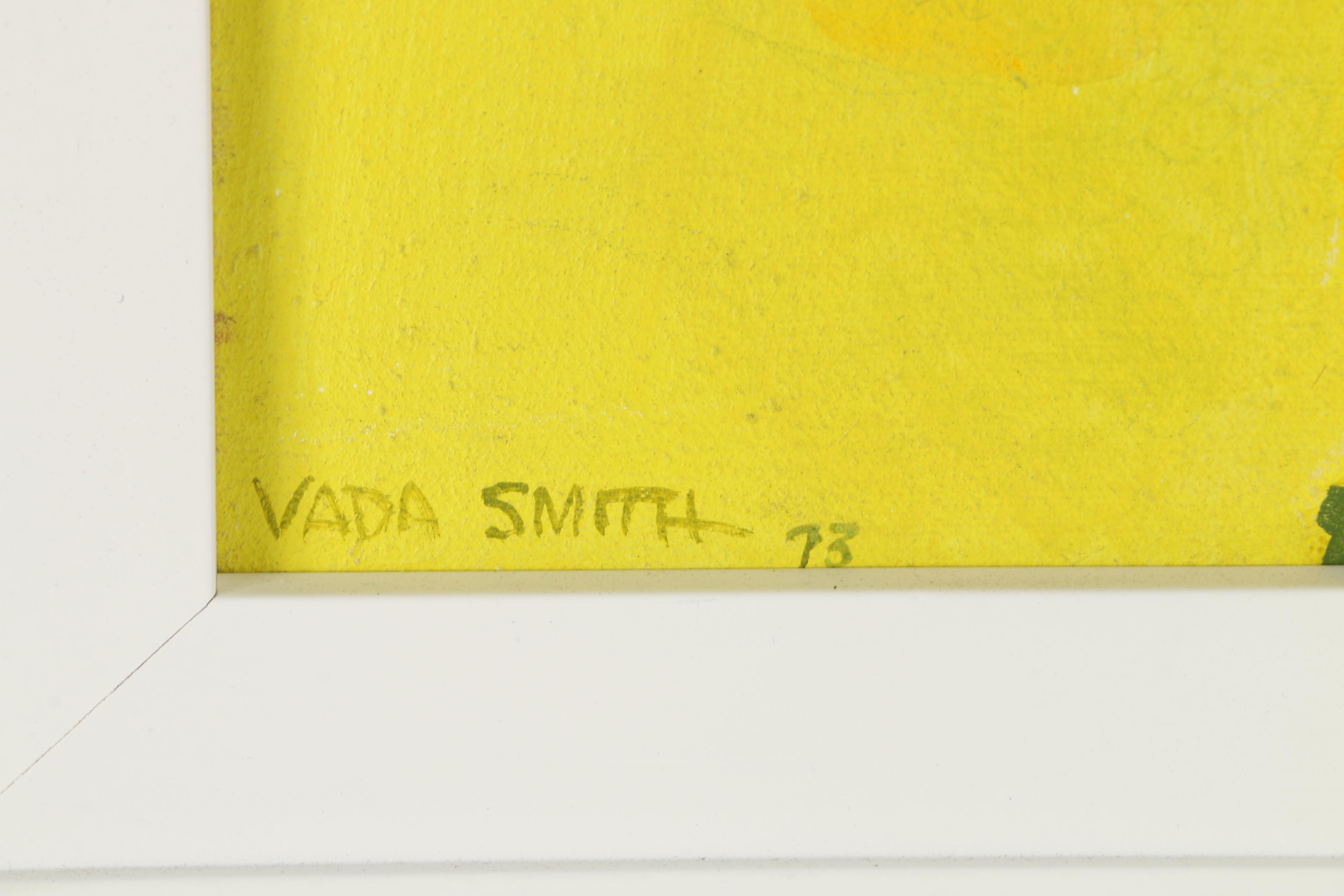 Vada Smith Acrylic Painting on Canvas "Poppies"