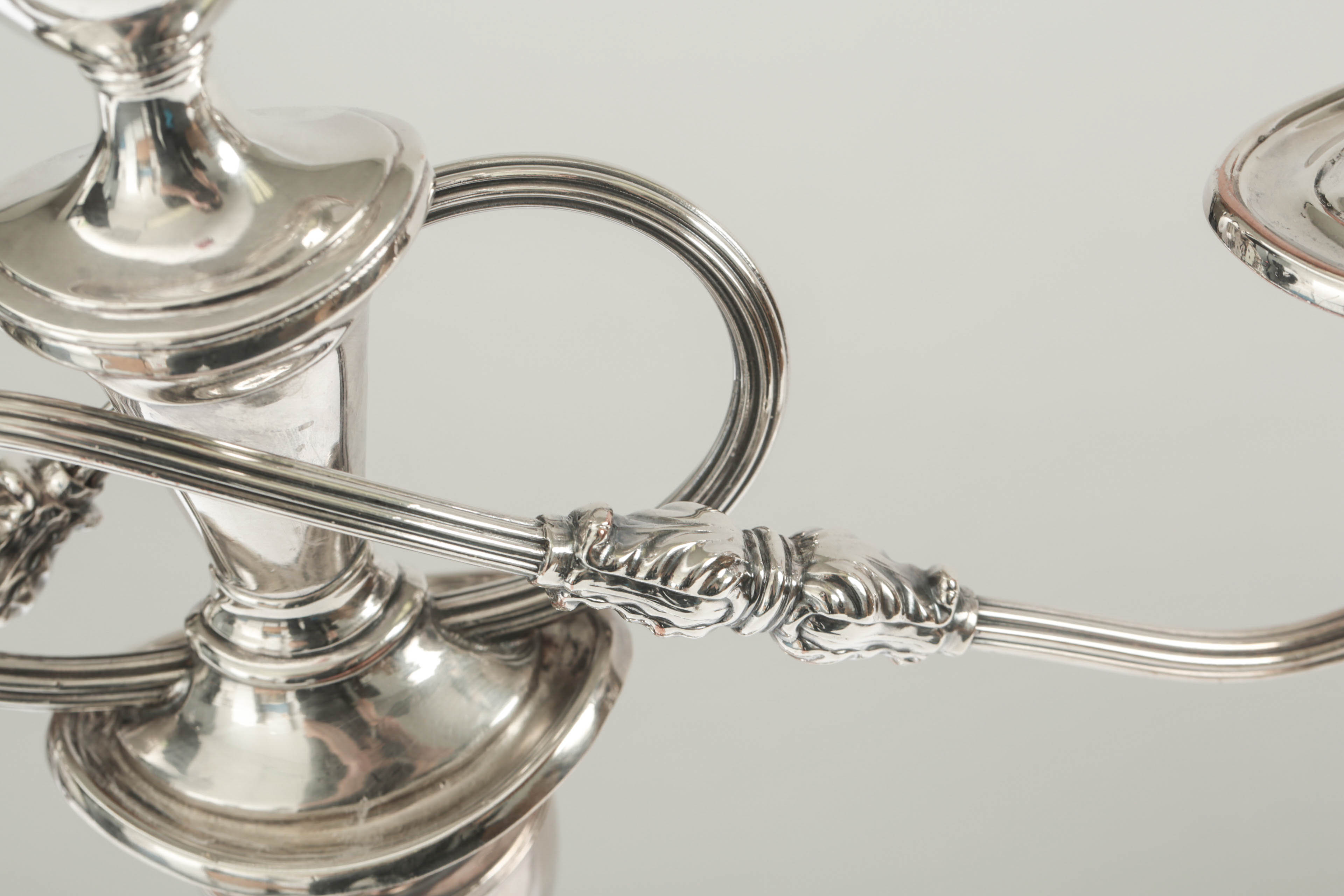 Pair of Regency Old Sheffield Plate Candelabra