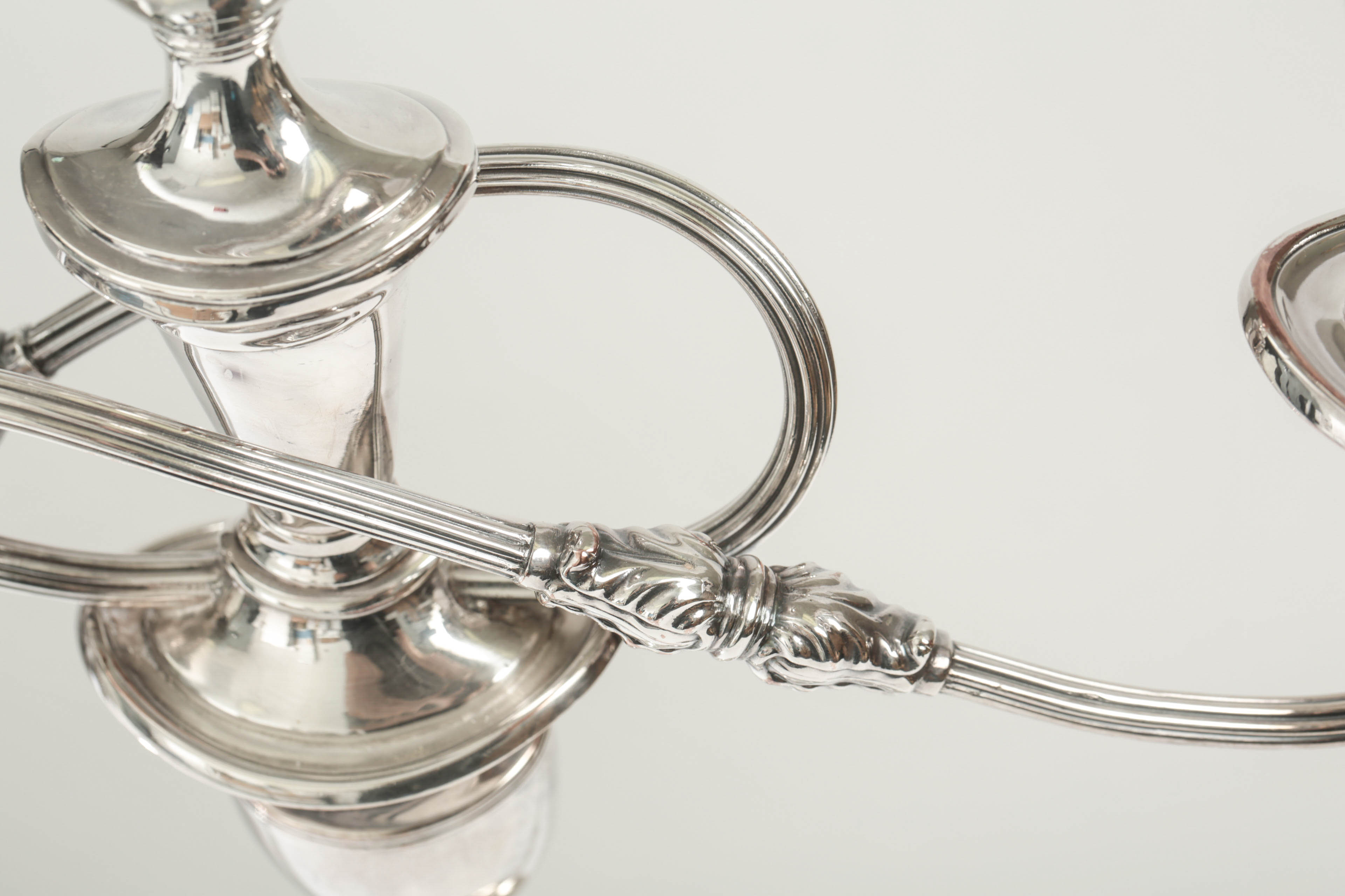 Pair of Regency Old Sheffield Plate Candelabra