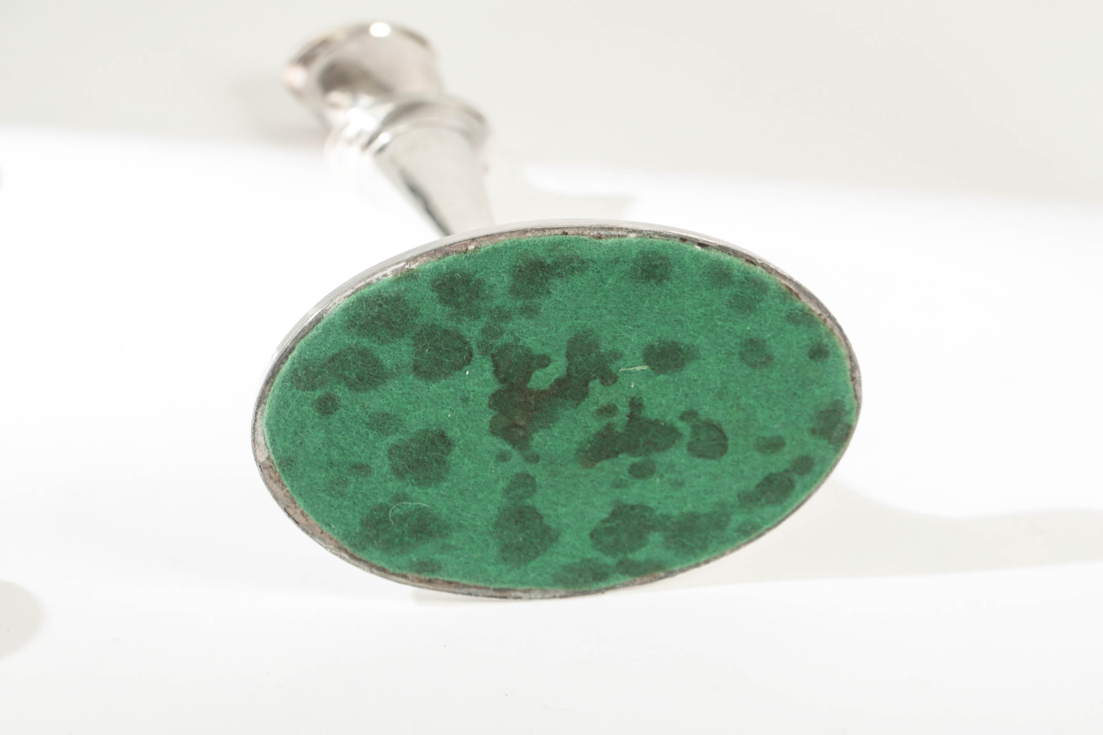 Pair of Regency Old Sheffield Plate Candelabra