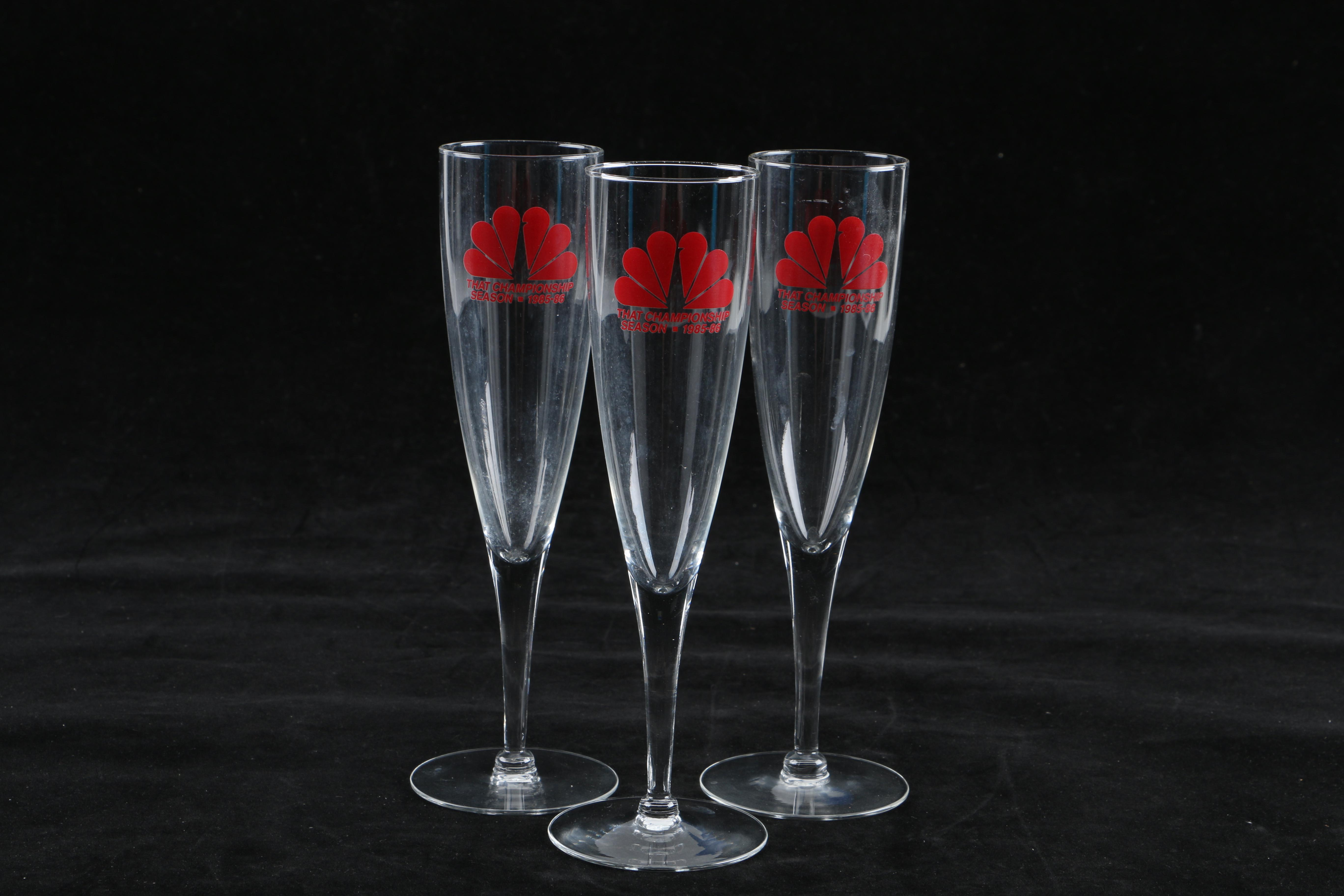 Commemorative Champagne Flutes