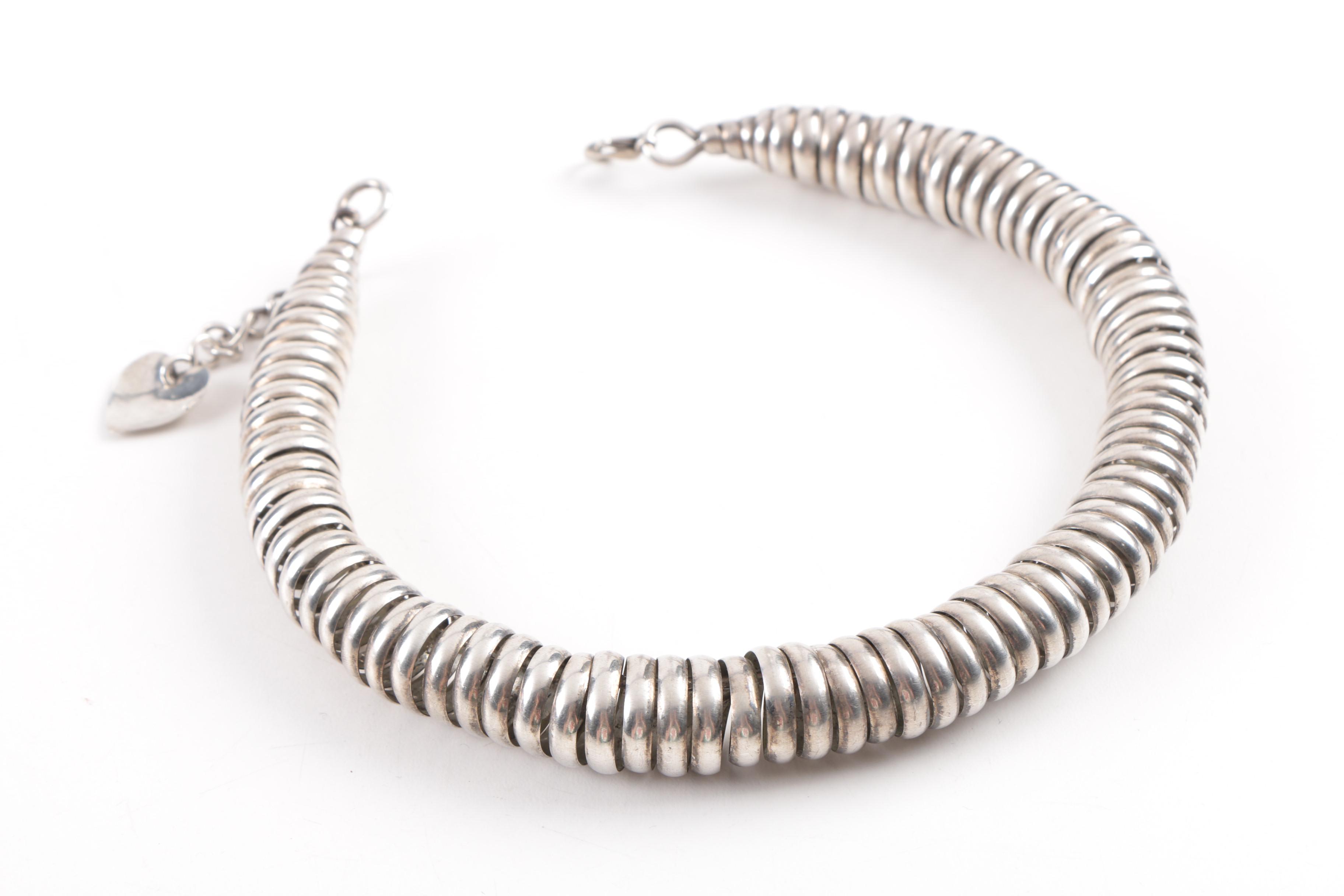 Sterling Silver Necklace and Ring