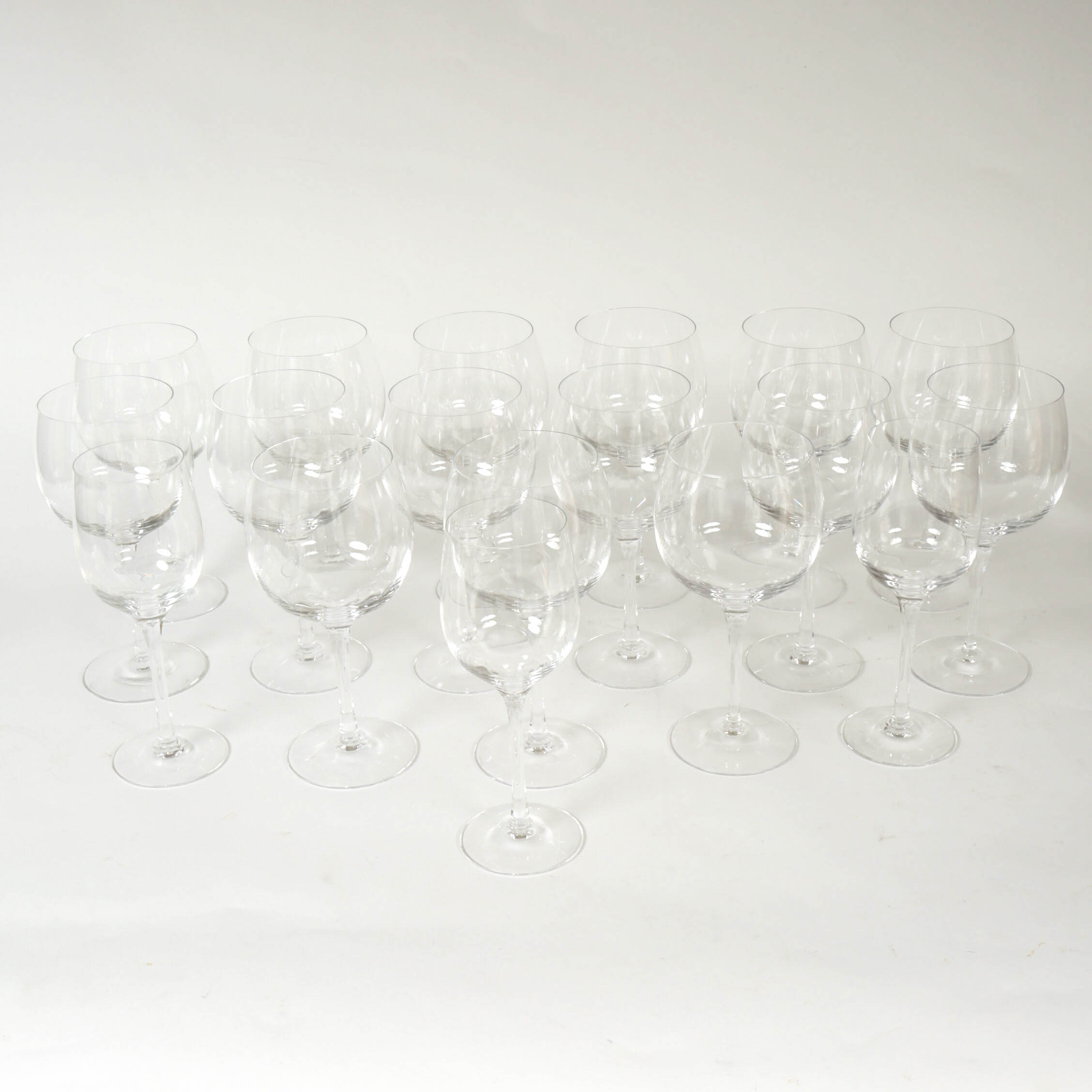 Set of Tiffany & Co. Crystal Wine Glasses