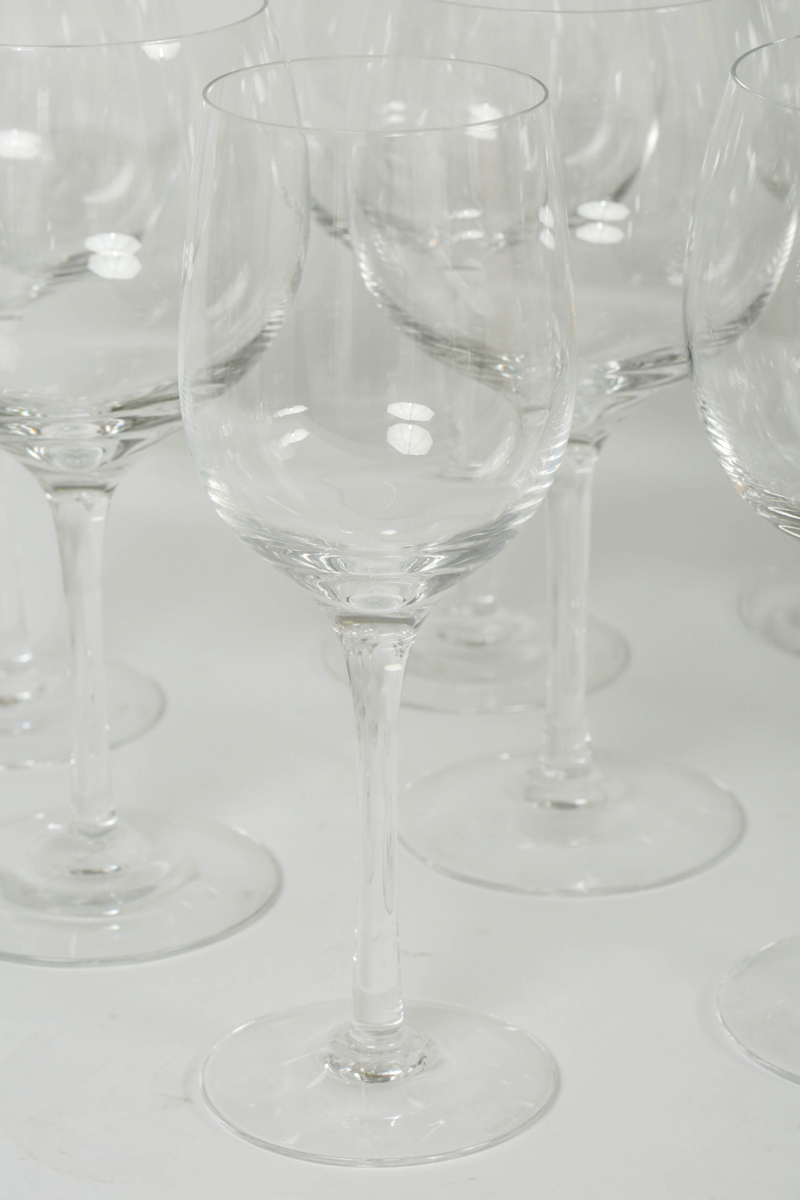 Set of Tiffany & Co. Crystal Wine Glasses