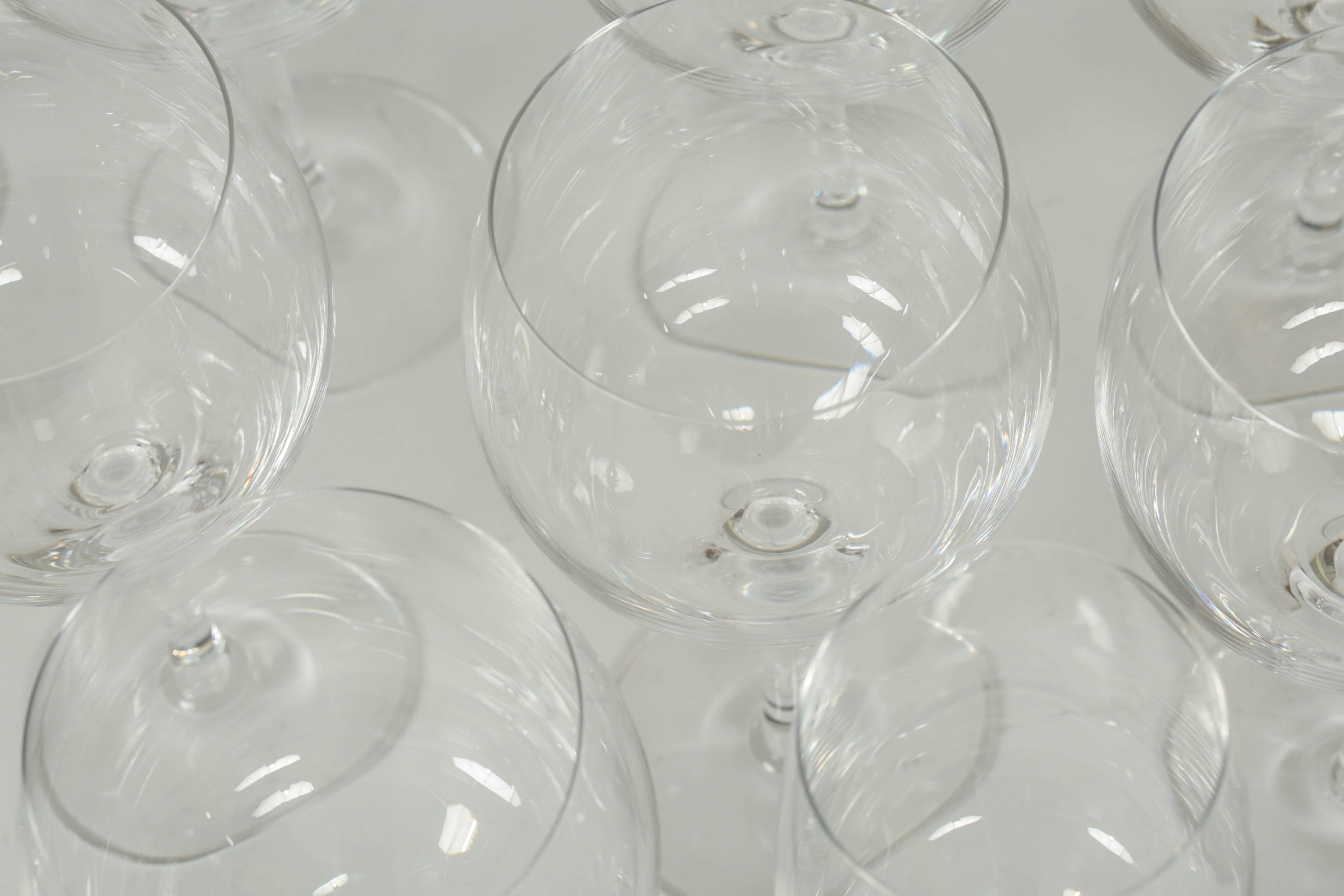 Set of Tiffany & Co. Crystal Wine Glasses