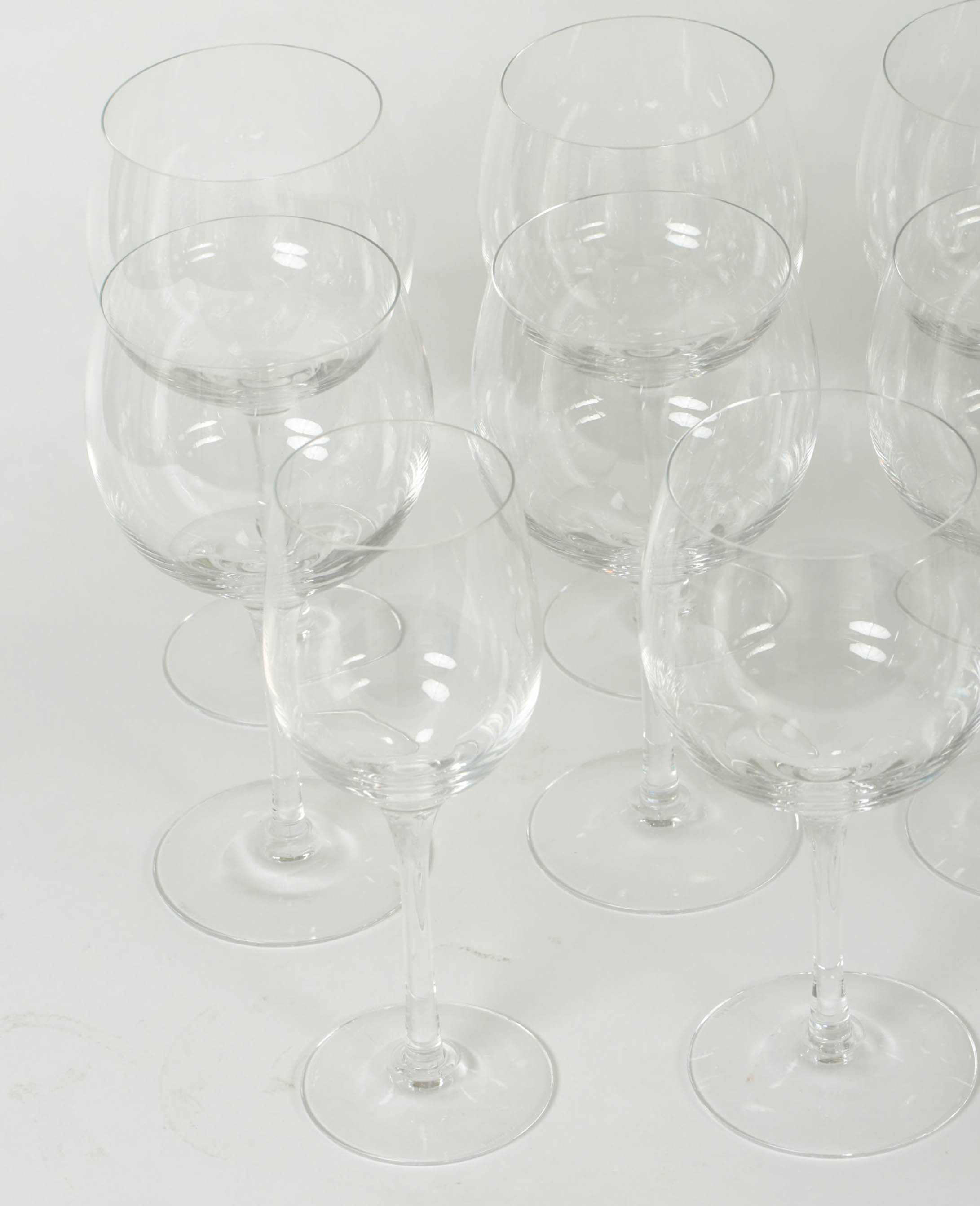 Set of Tiffany & Co. Crystal Wine Glasses