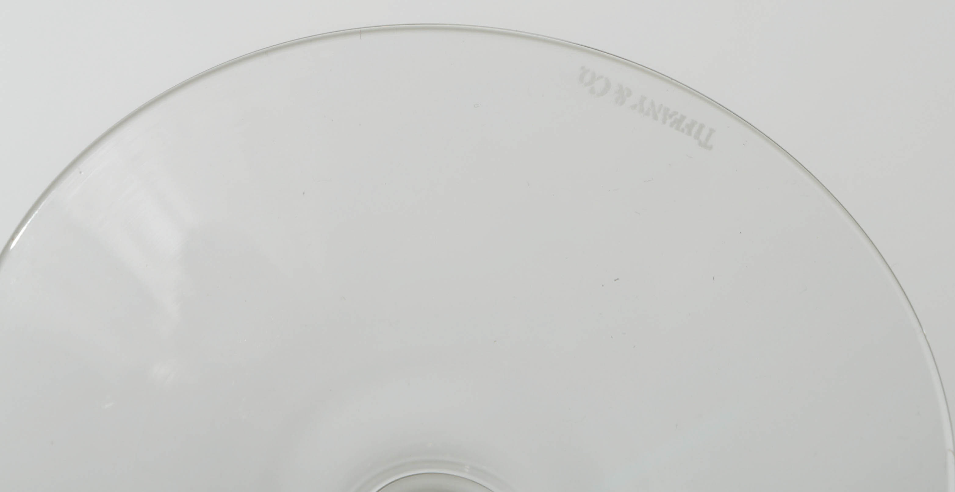 Set of Tiffany & Co. Crystal Wine Glasses