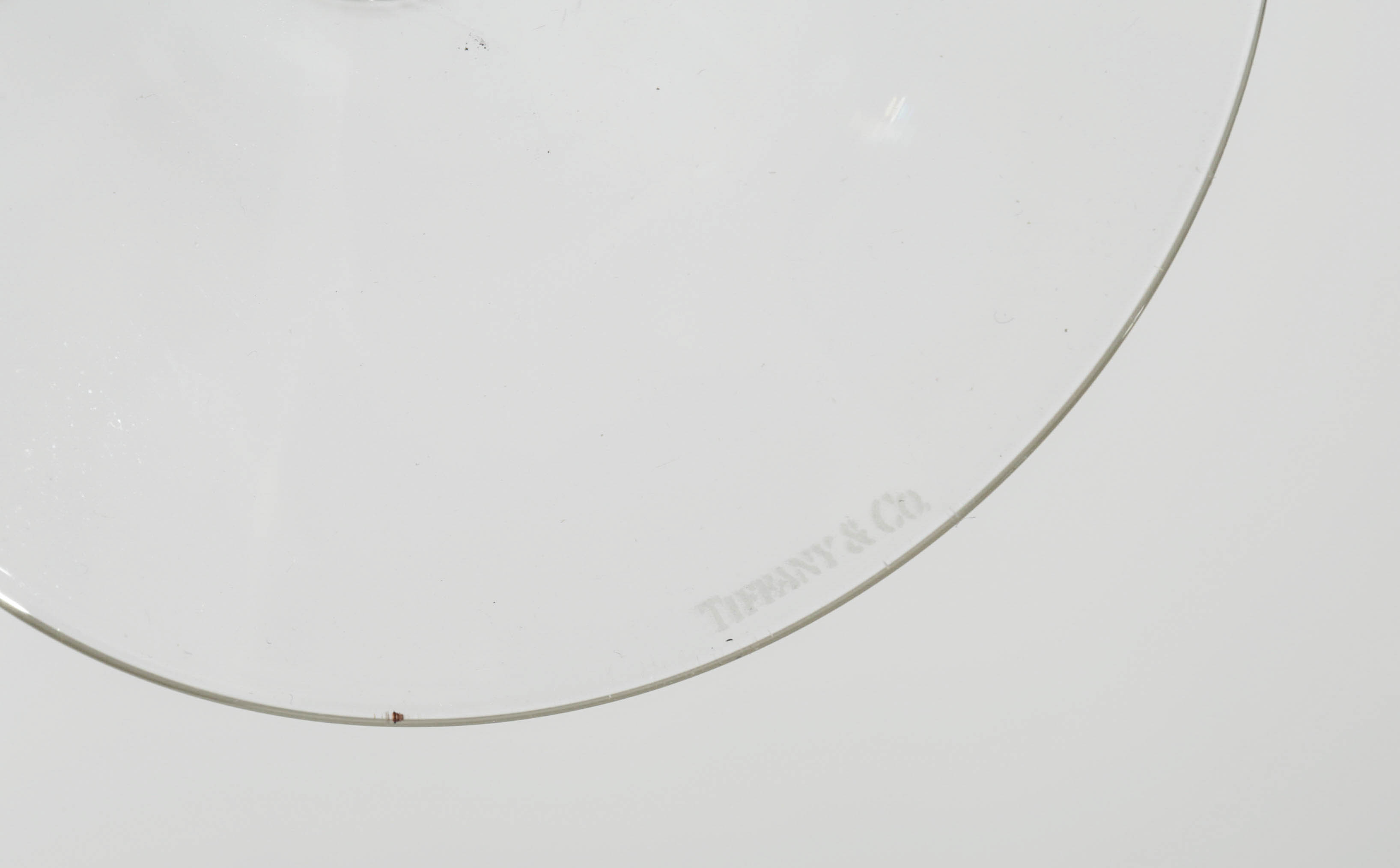 Set of Tiffany & Co. Crystal Wine Glasses