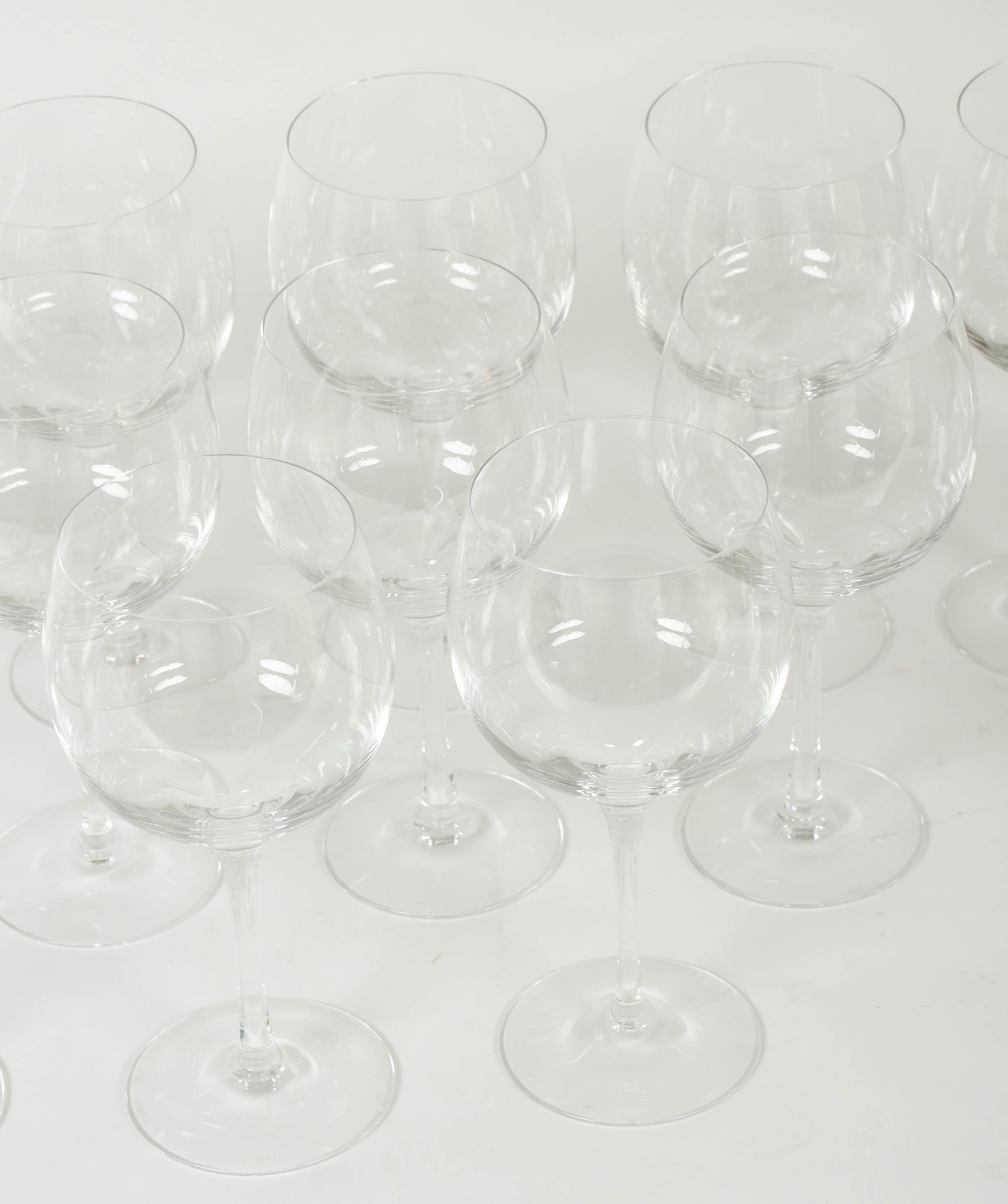 Set of Tiffany & Co. Crystal Wine Glasses