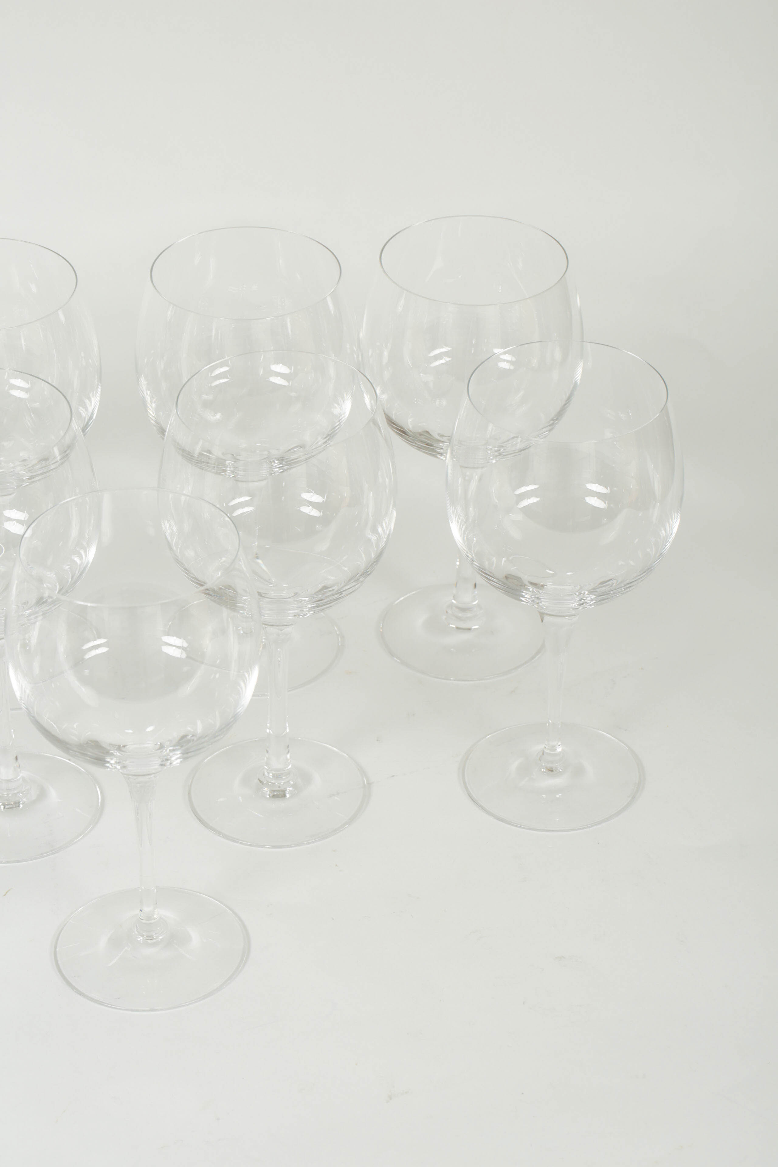 Set of Tiffany & Co. Crystal Wine Glasses