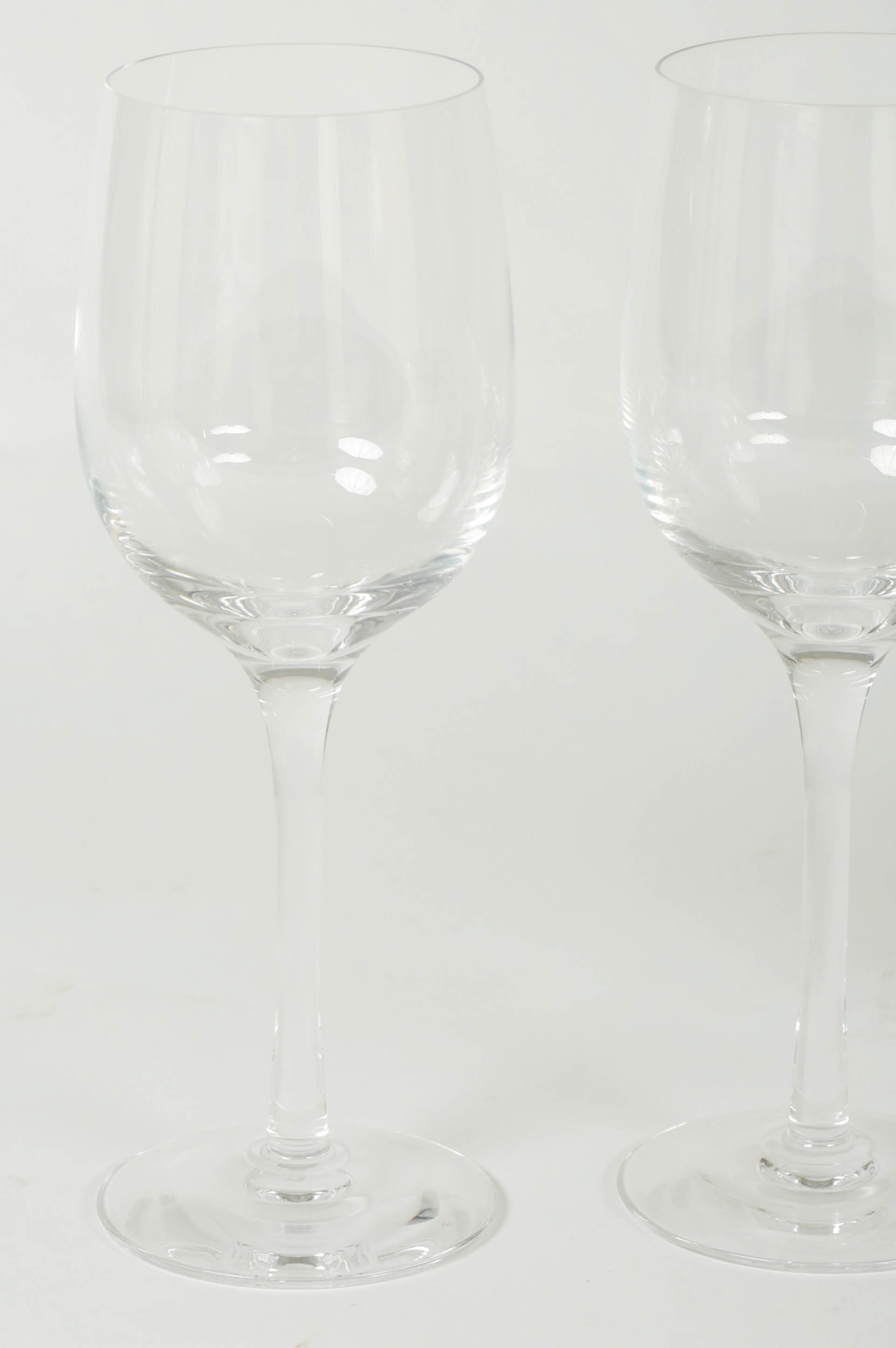 Set of Tiffany & Co. Crystal Wine Glasses