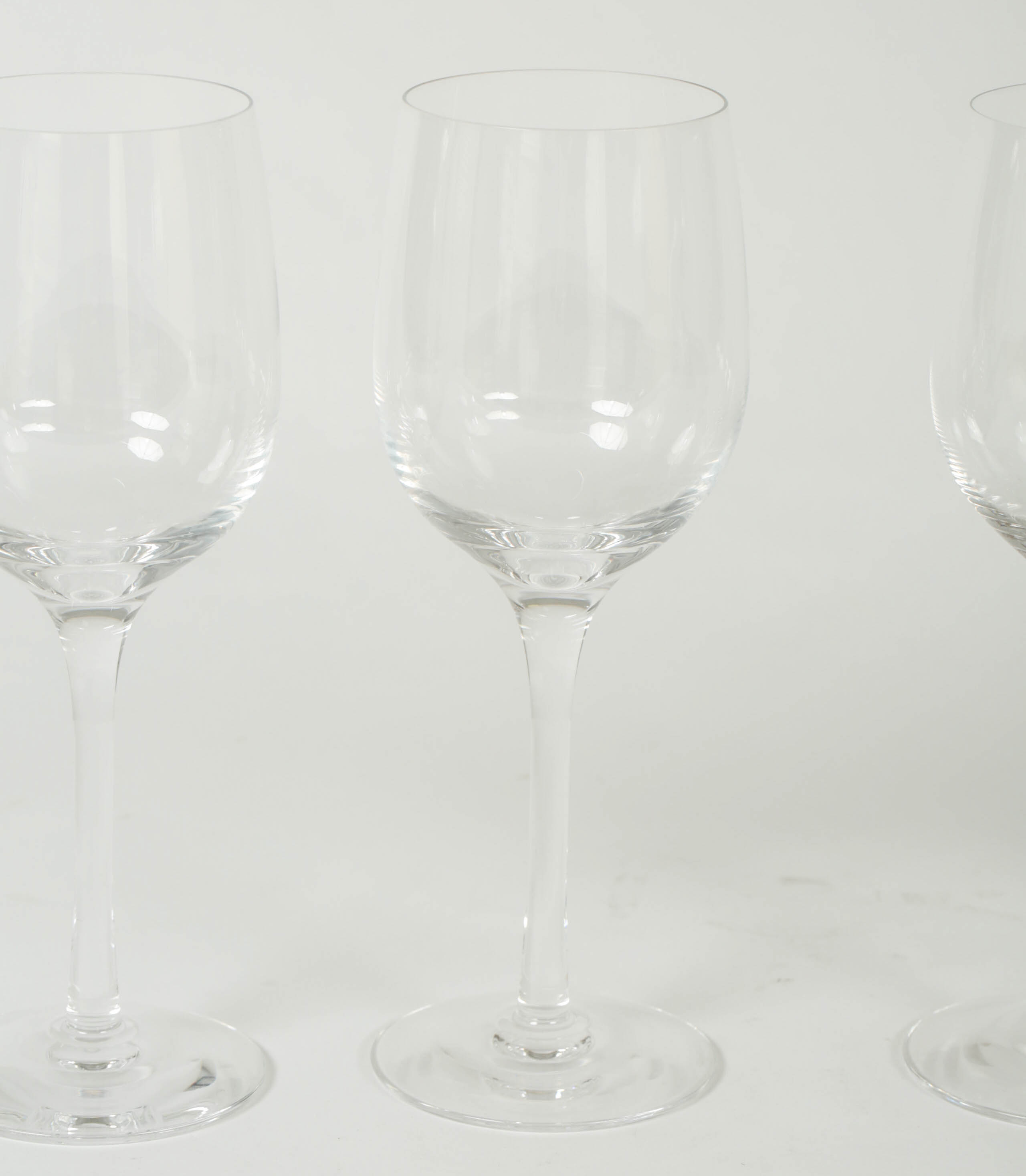 Set of Tiffany & Co. Crystal Wine Glasses
