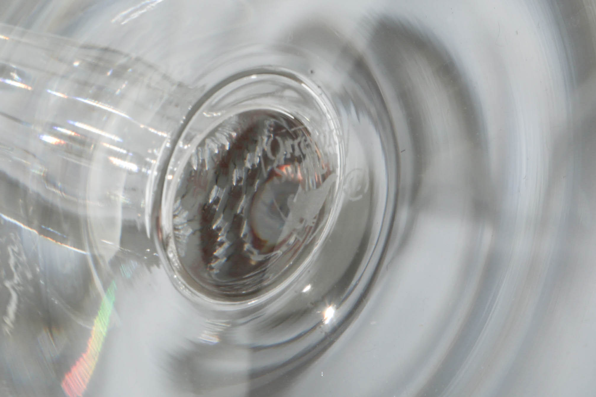 Set of Orrefors Crystal Martini Glasses