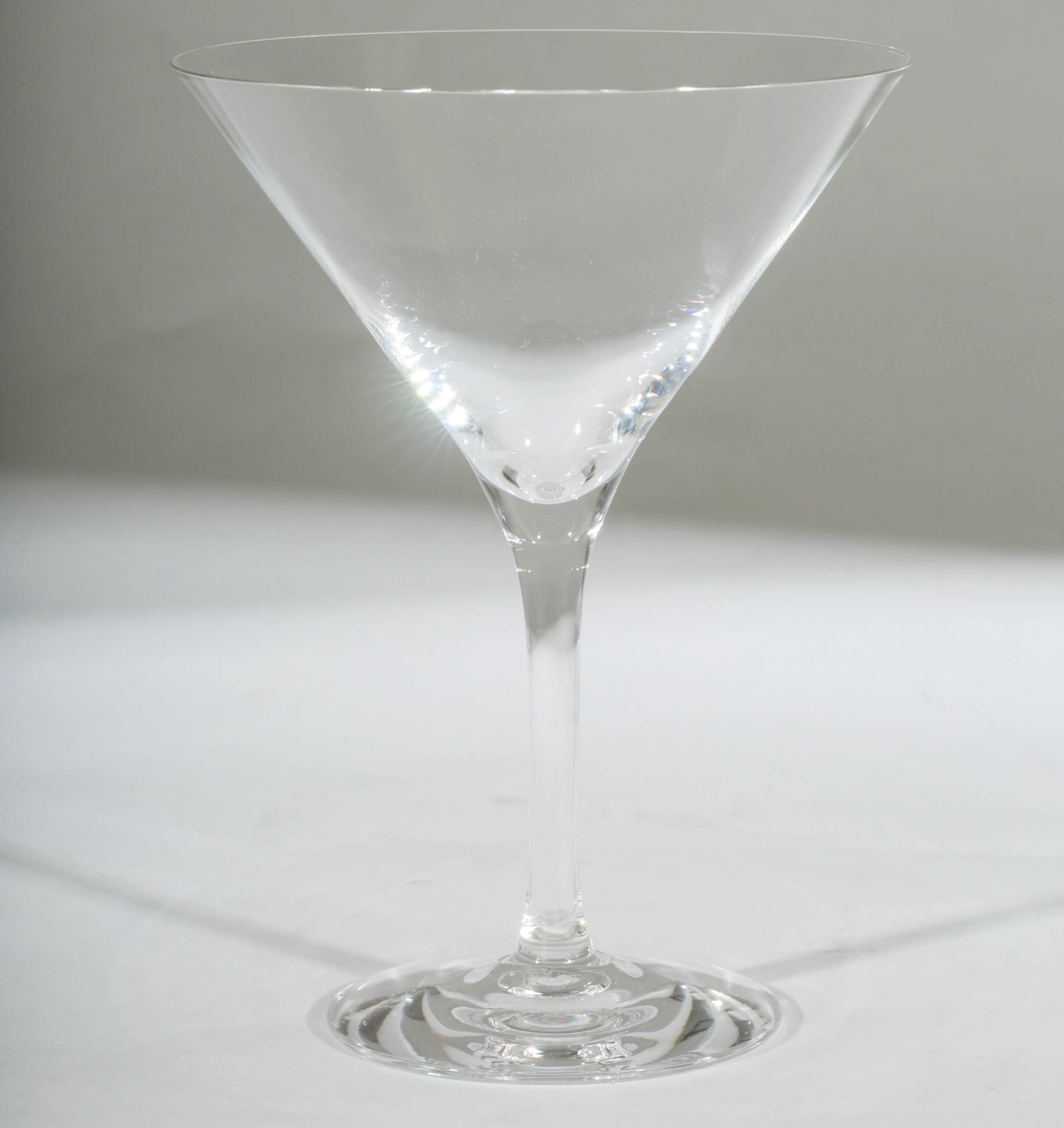 Set of Orrefors Crystal Martini Glasses