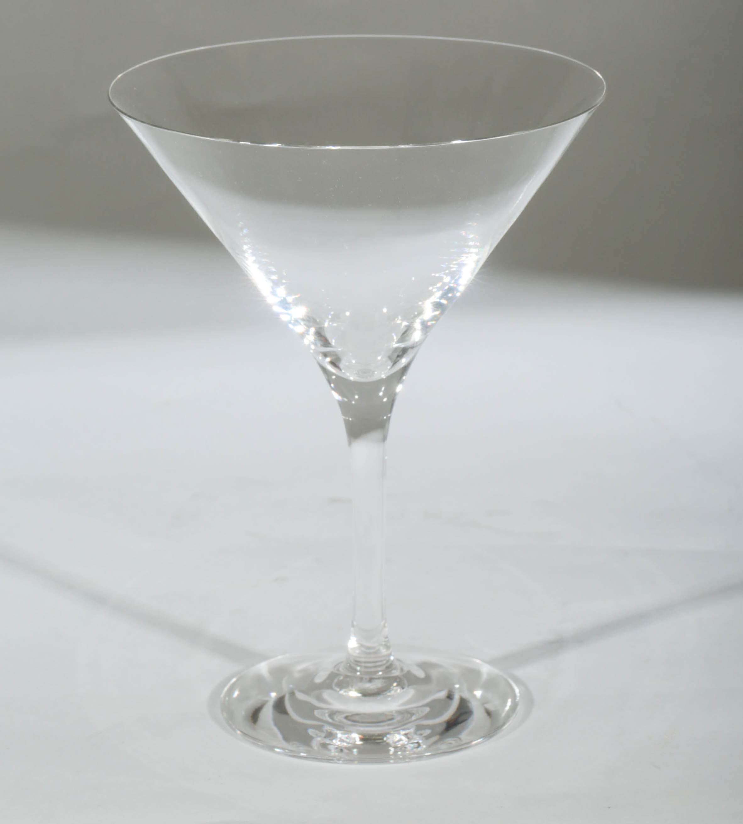 Set of Orrefors Crystal Martini Glasses