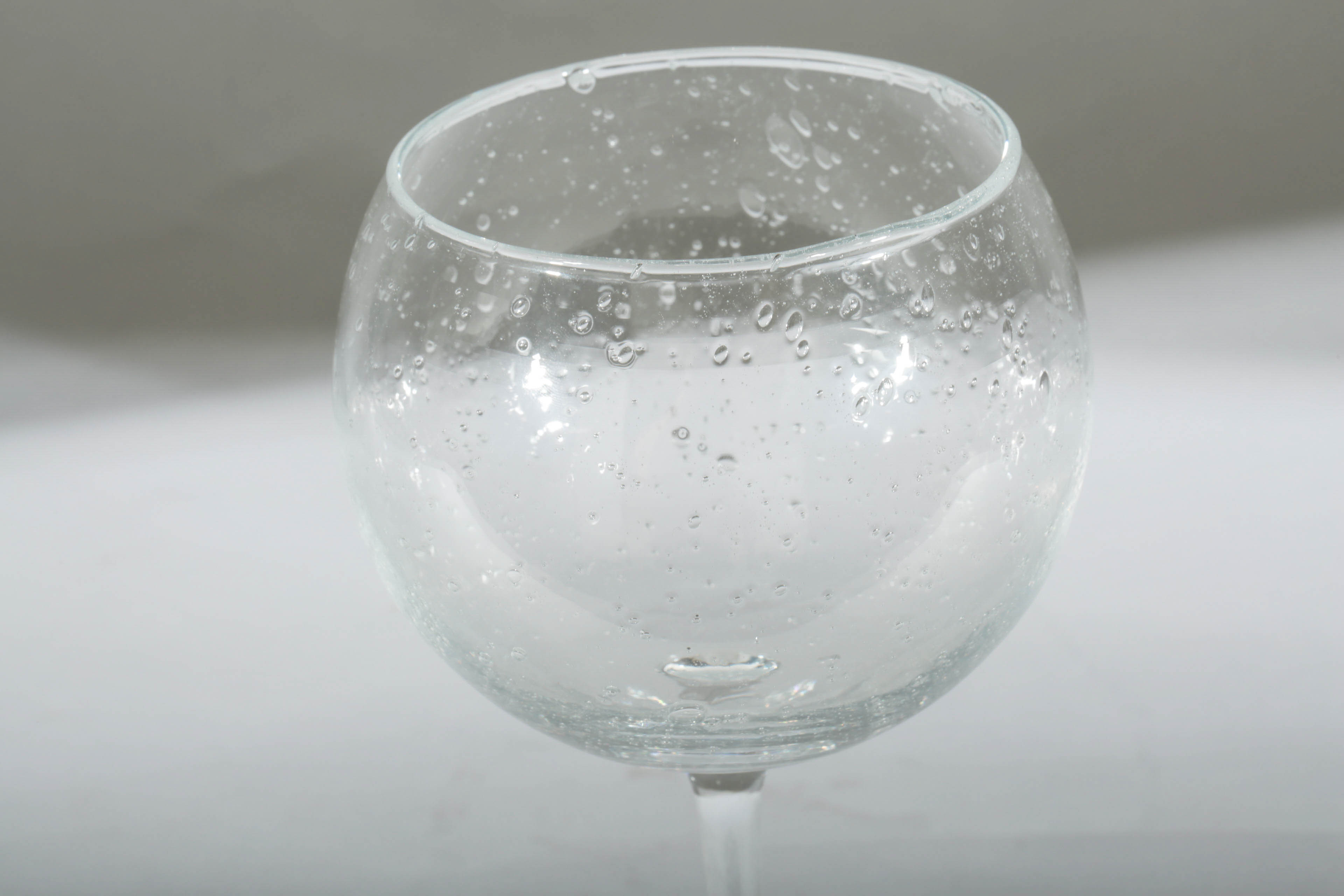 Set of Seed Glass Balloon Wine Glasses