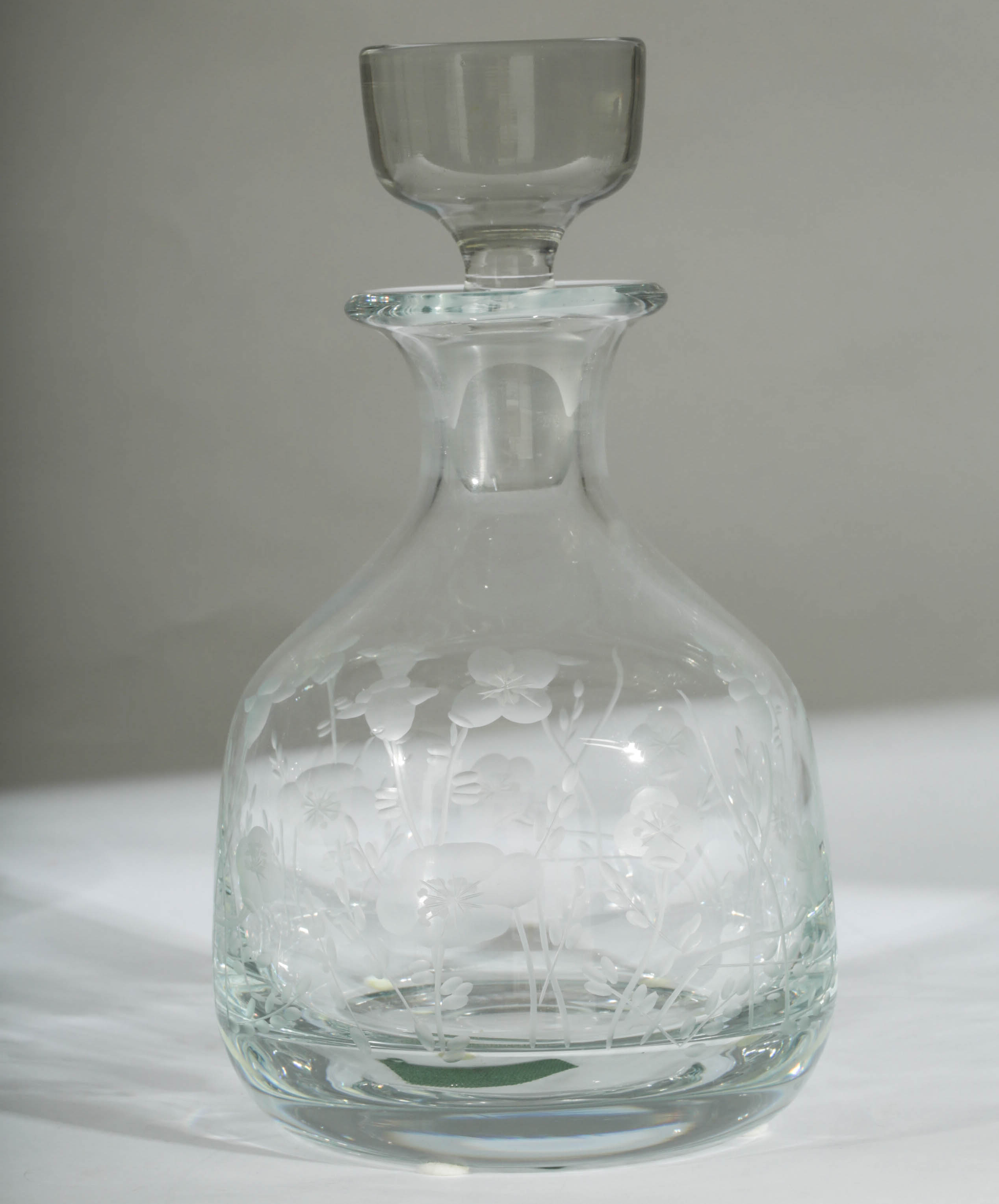 Glass Liquor Decanter and Glasses