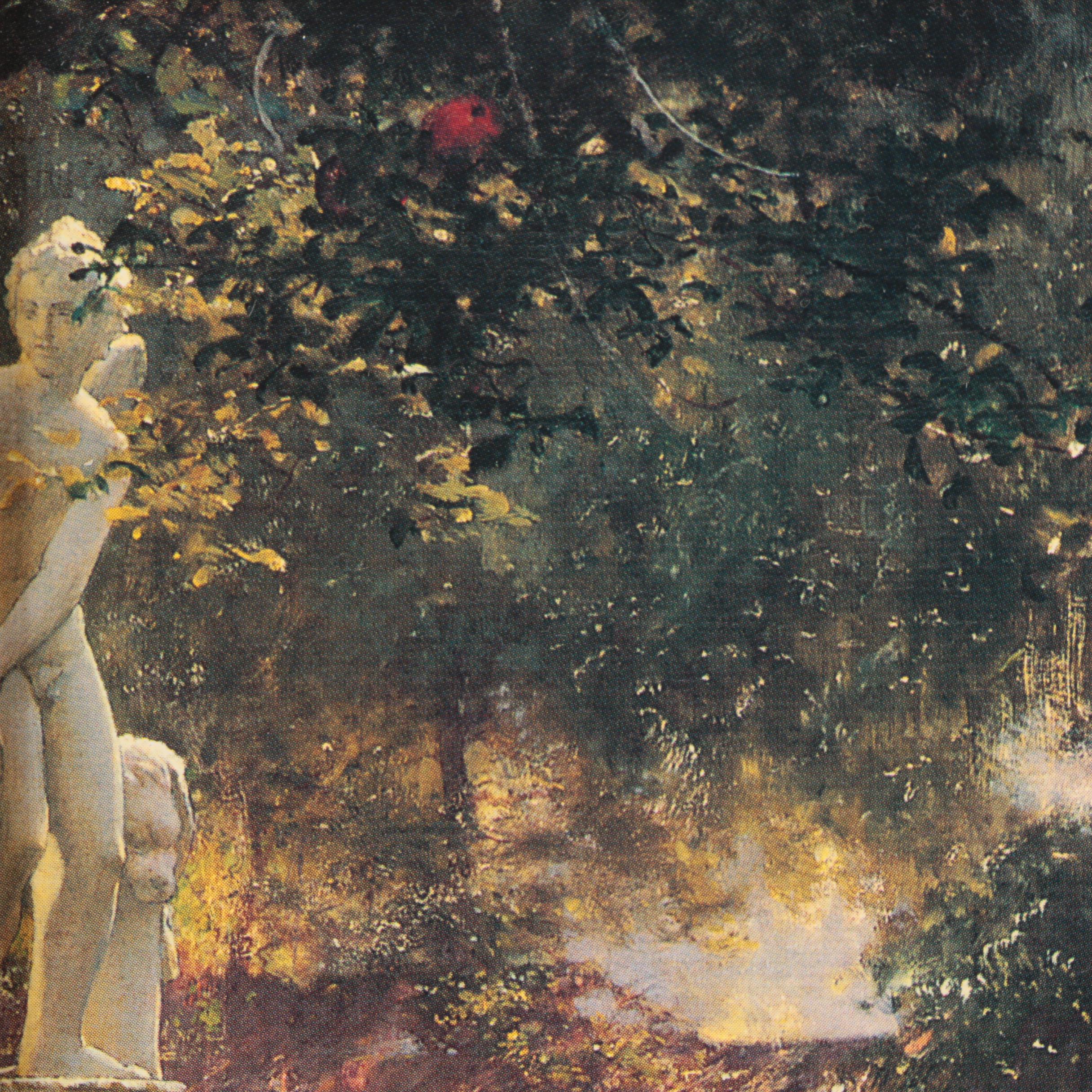 After Marcus Stone "In Love" and Alexandre Debrus Offset Lithographs on Paper