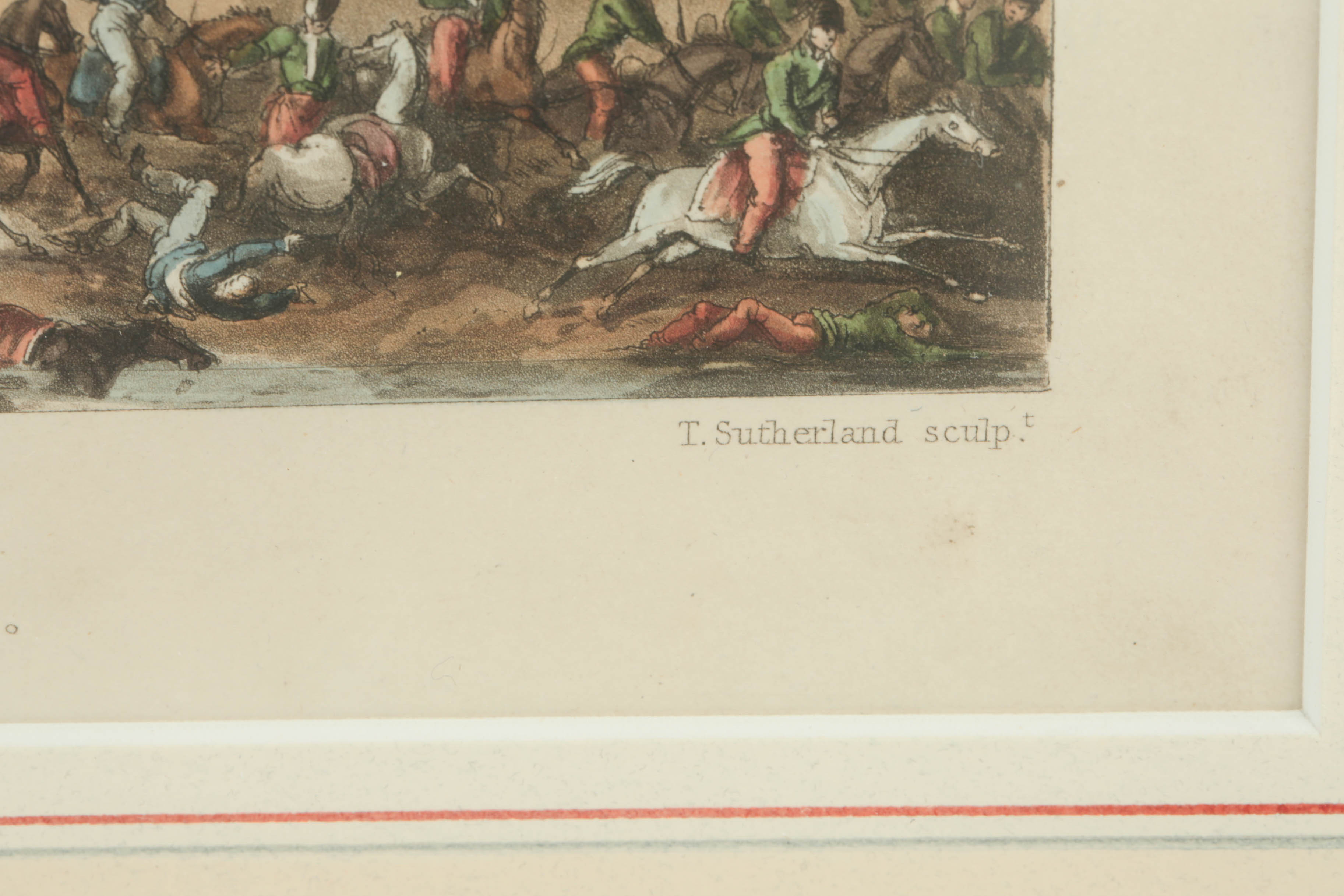 Hand-Colored Aquatint Print, "Battle of Talavera, July 28th 1809"