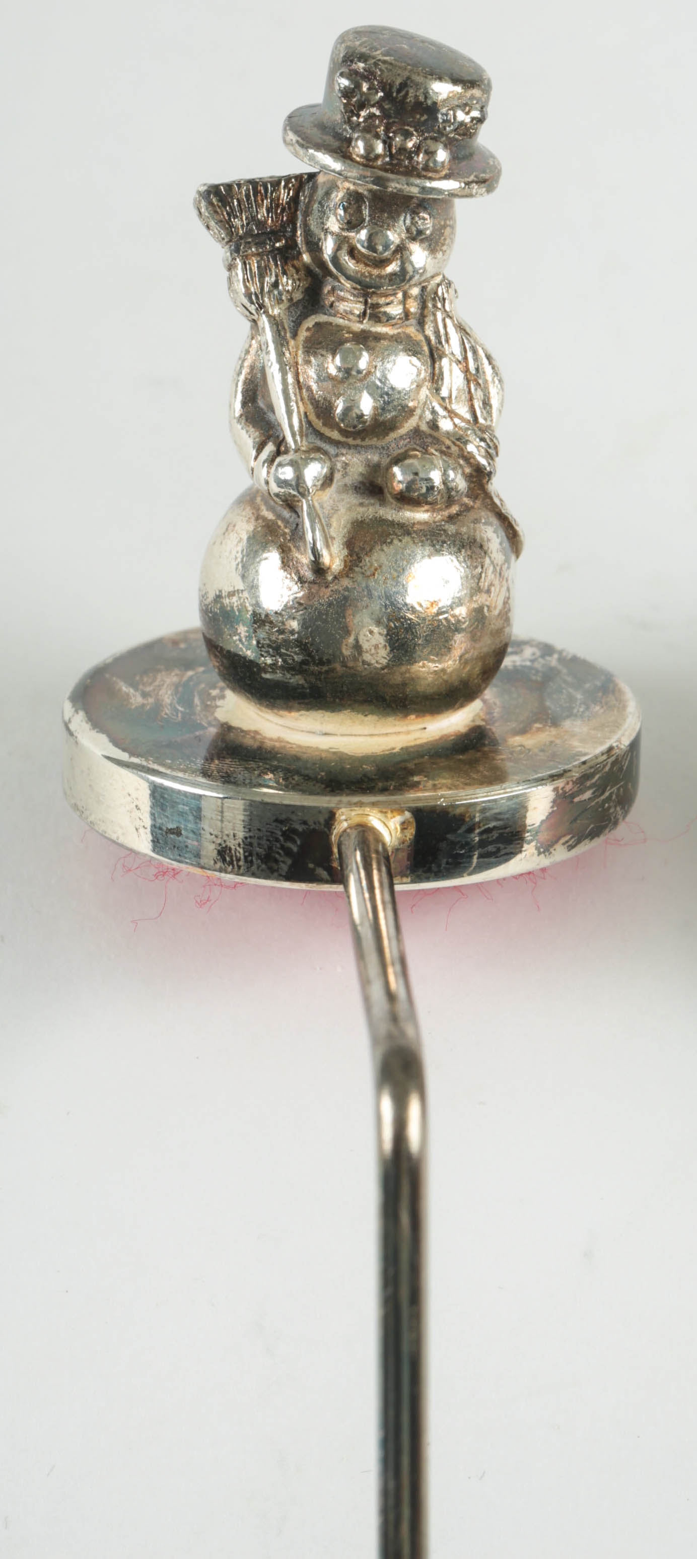 Silver Tone Metal Holiday Stocking Hooks