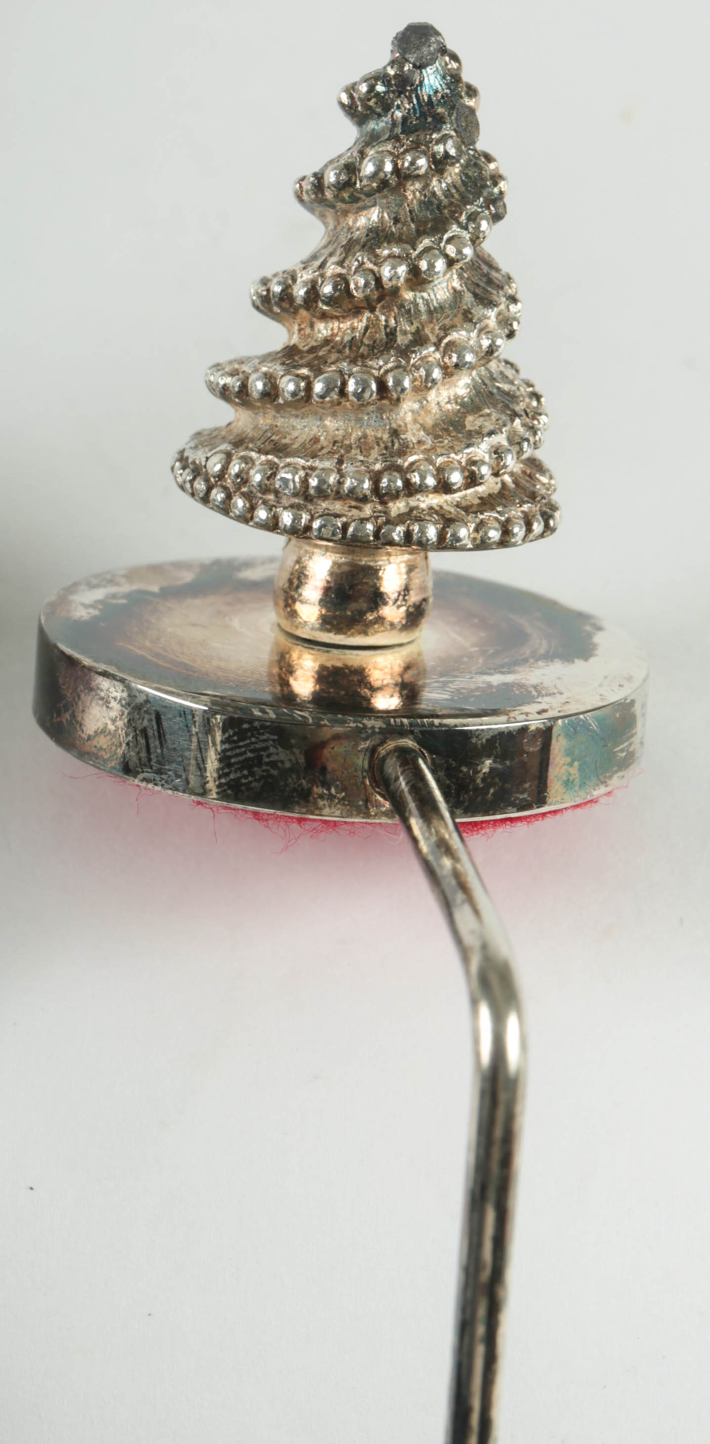 Silver Tone Metal Holiday Stocking Hooks