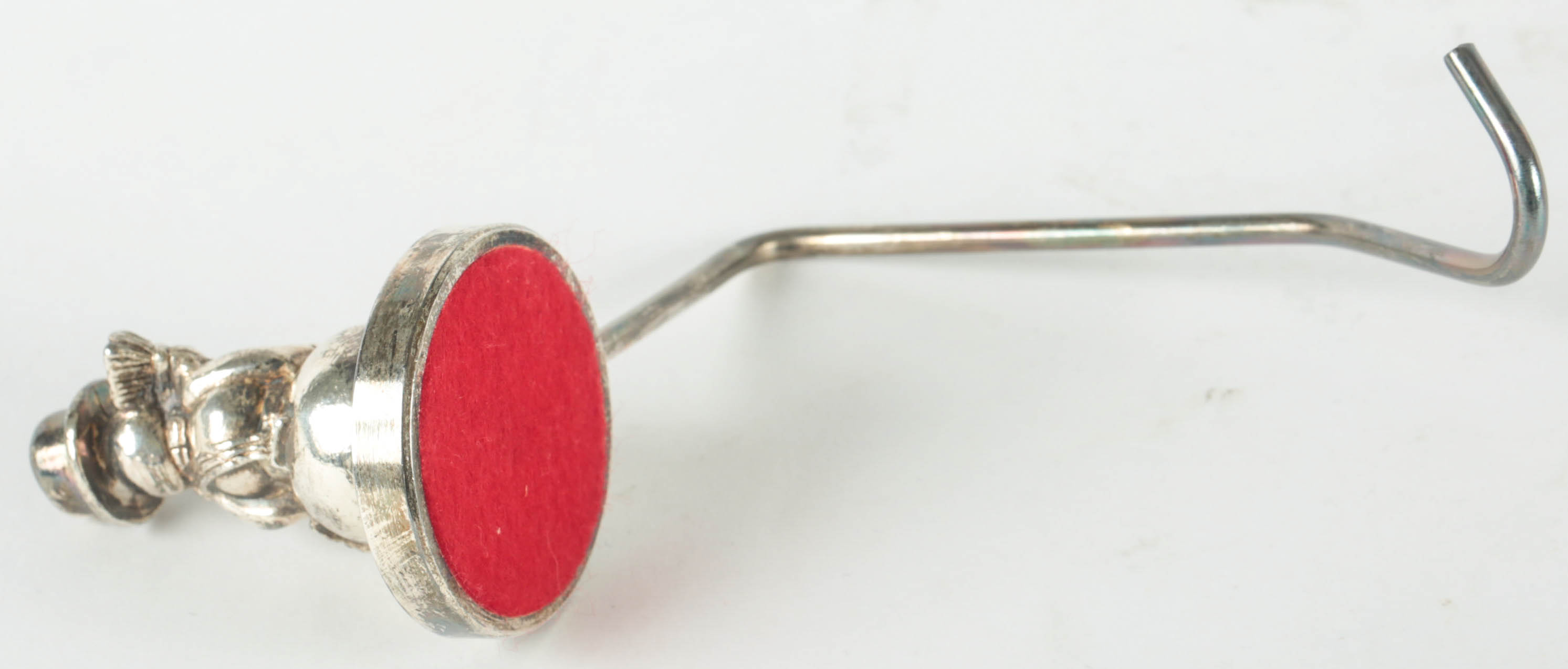 Silver Tone Metal Holiday Stocking Hooks