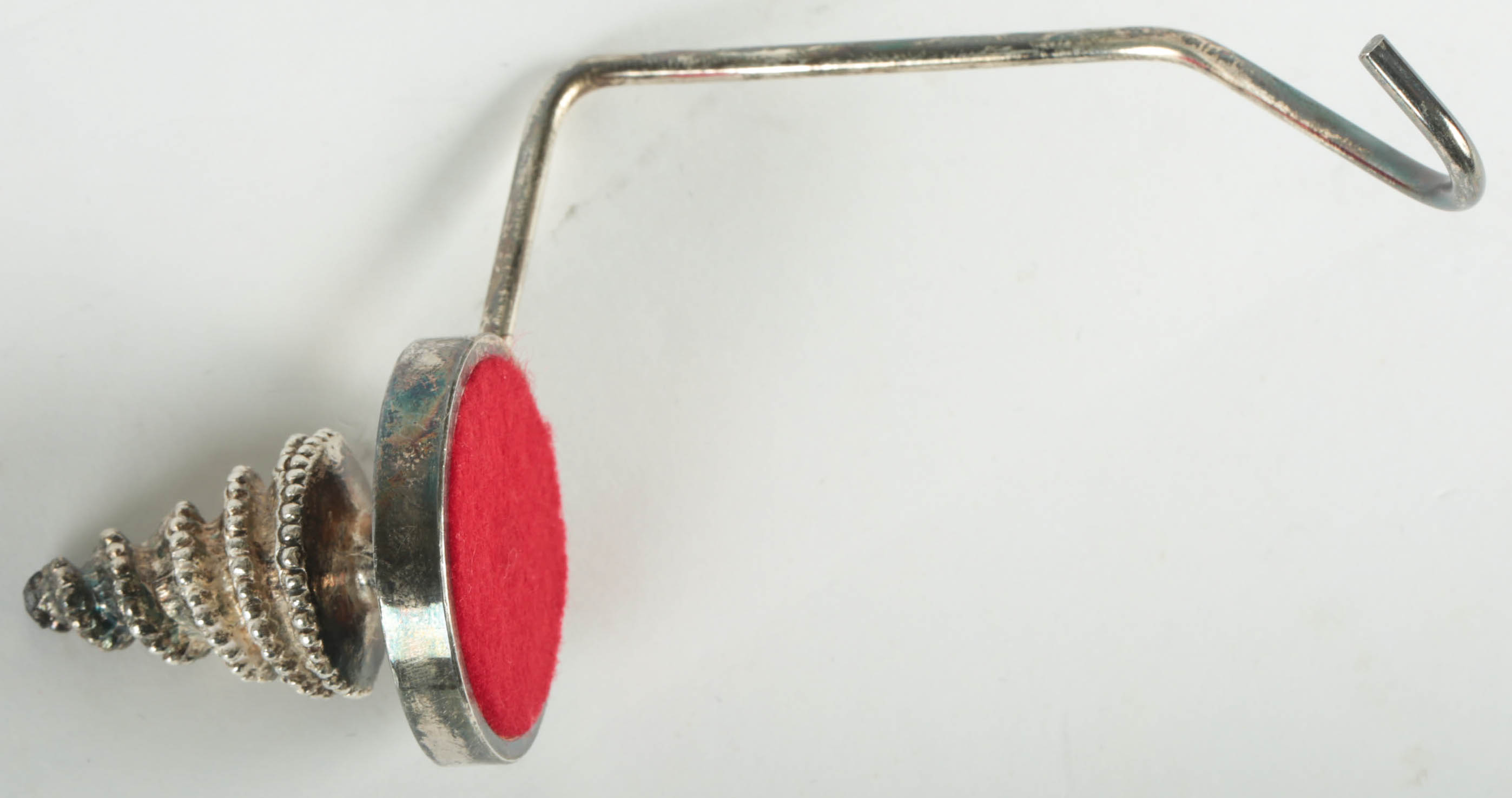 Silver Tone Metal Holiday Stocking Hooks