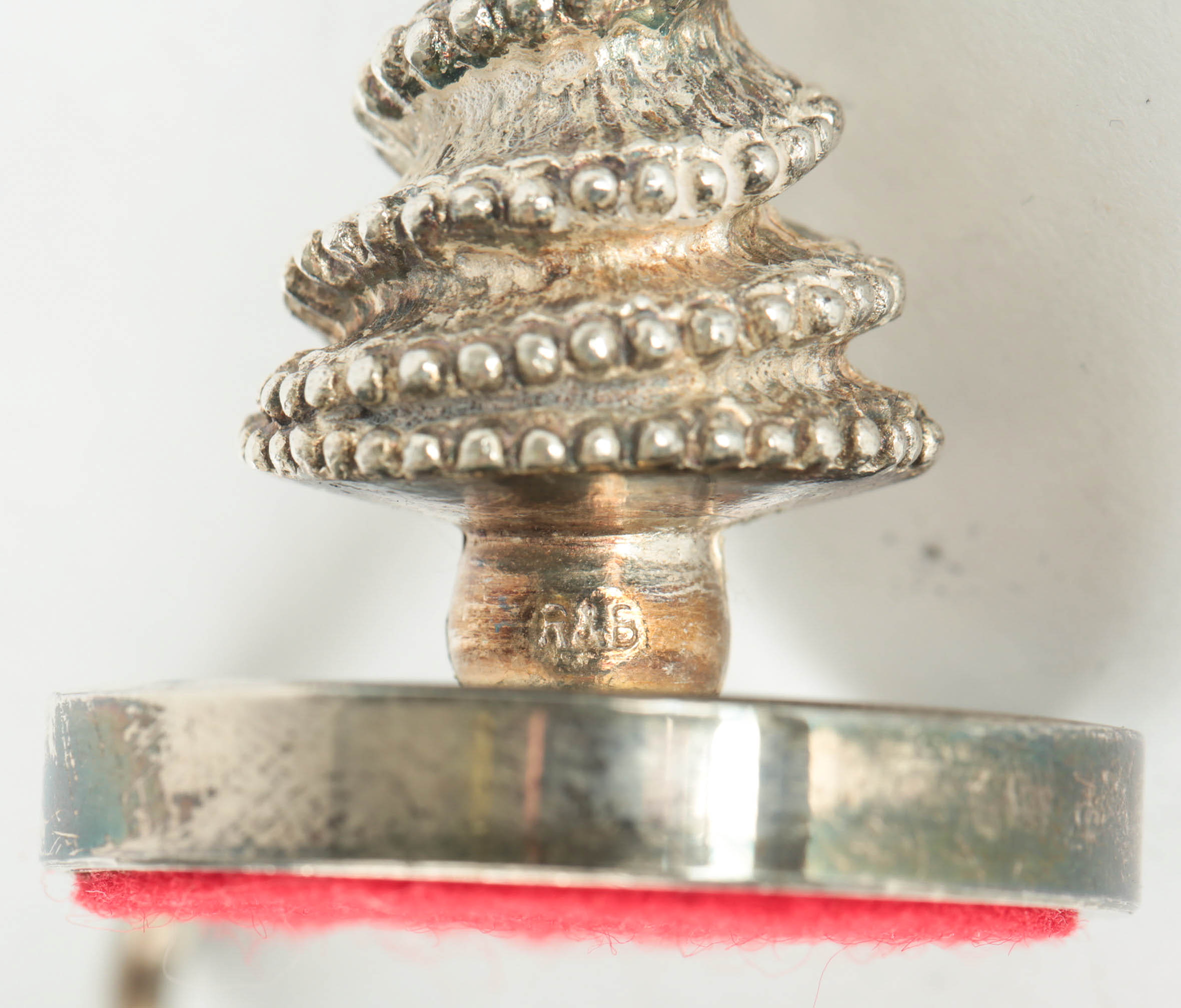 Silver Tone Metal Holiday Stocking Hooks