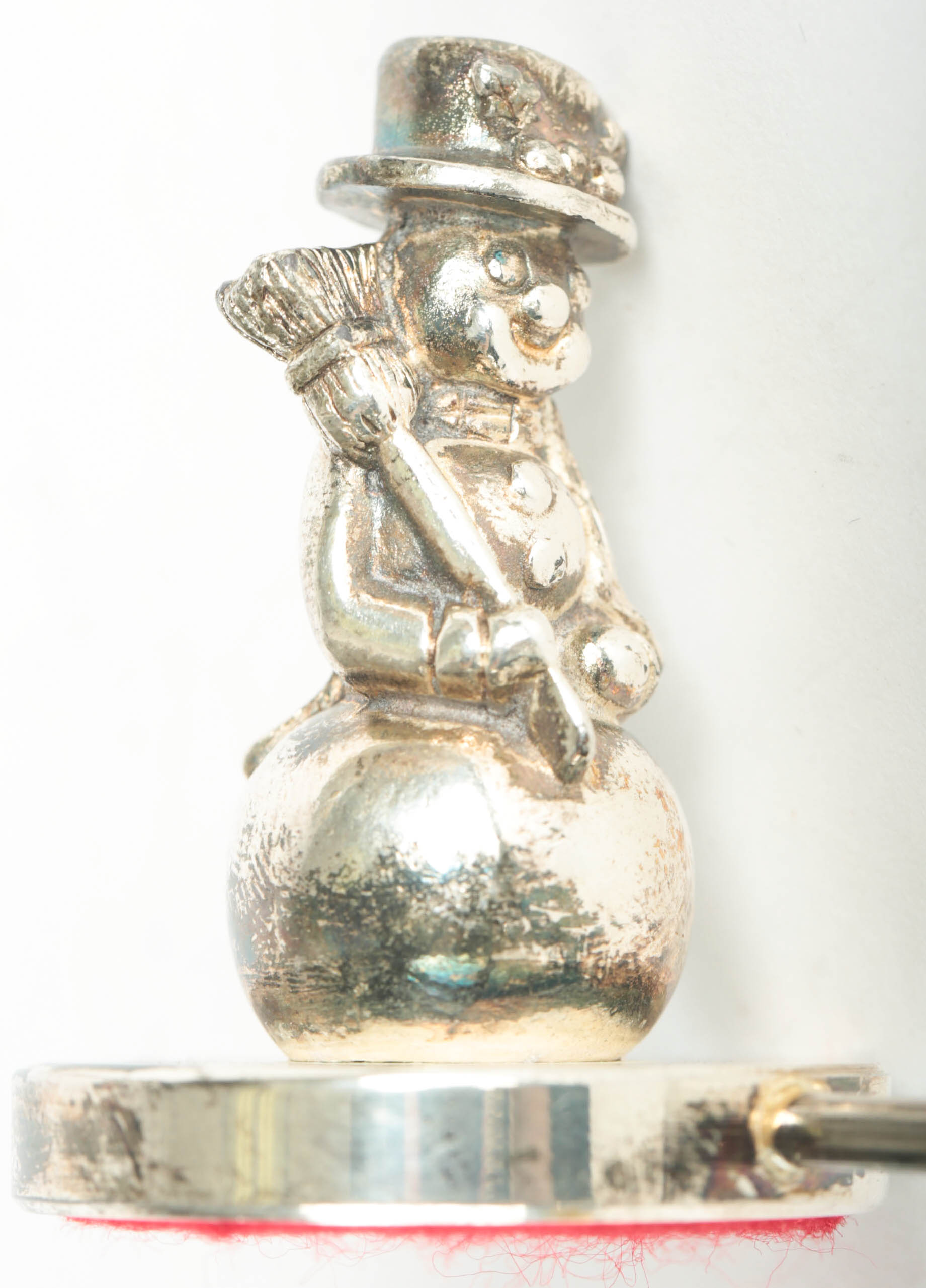 Silver Tone Metal Holiday Stocking Hooks