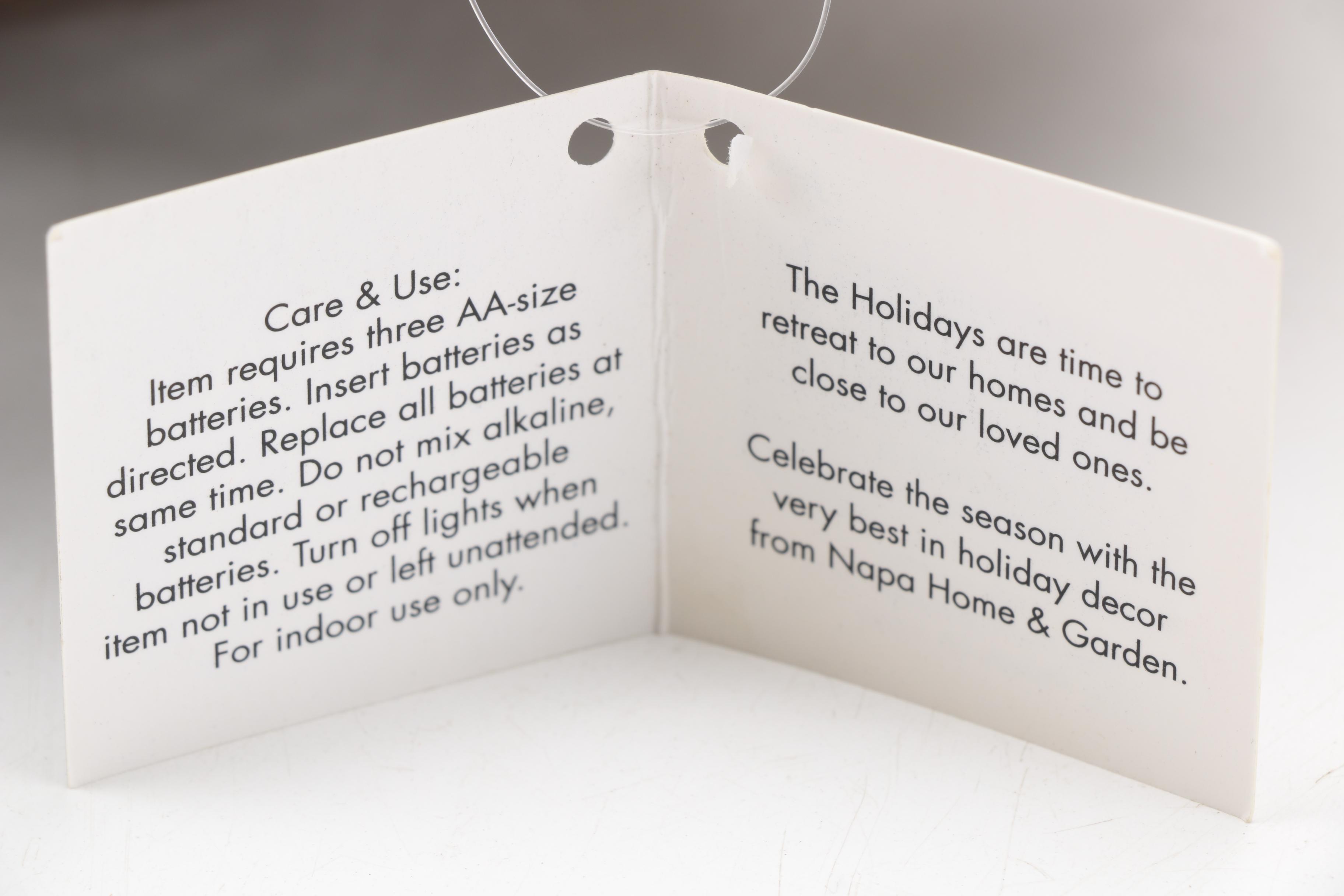 Napa Home & Garden Grape Vine Orb Holiday Lights