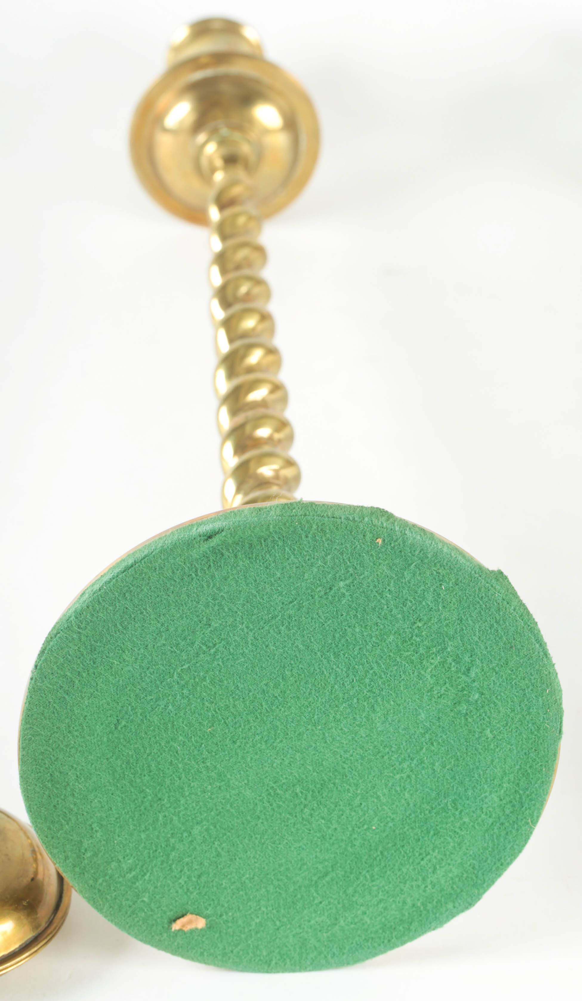 Pair of Vintage Brass Candlesticks