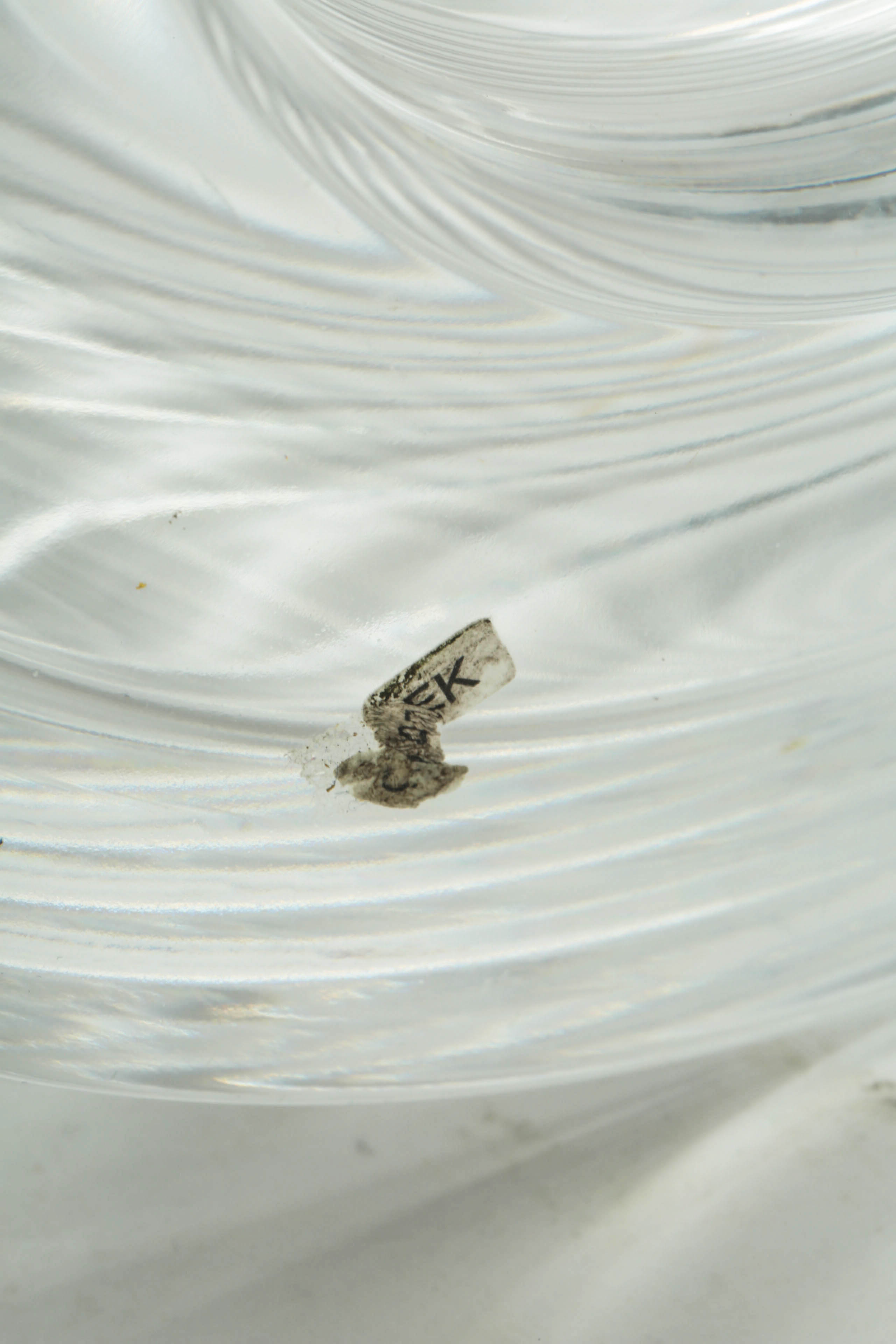 Chrome and Glass Table Lamp