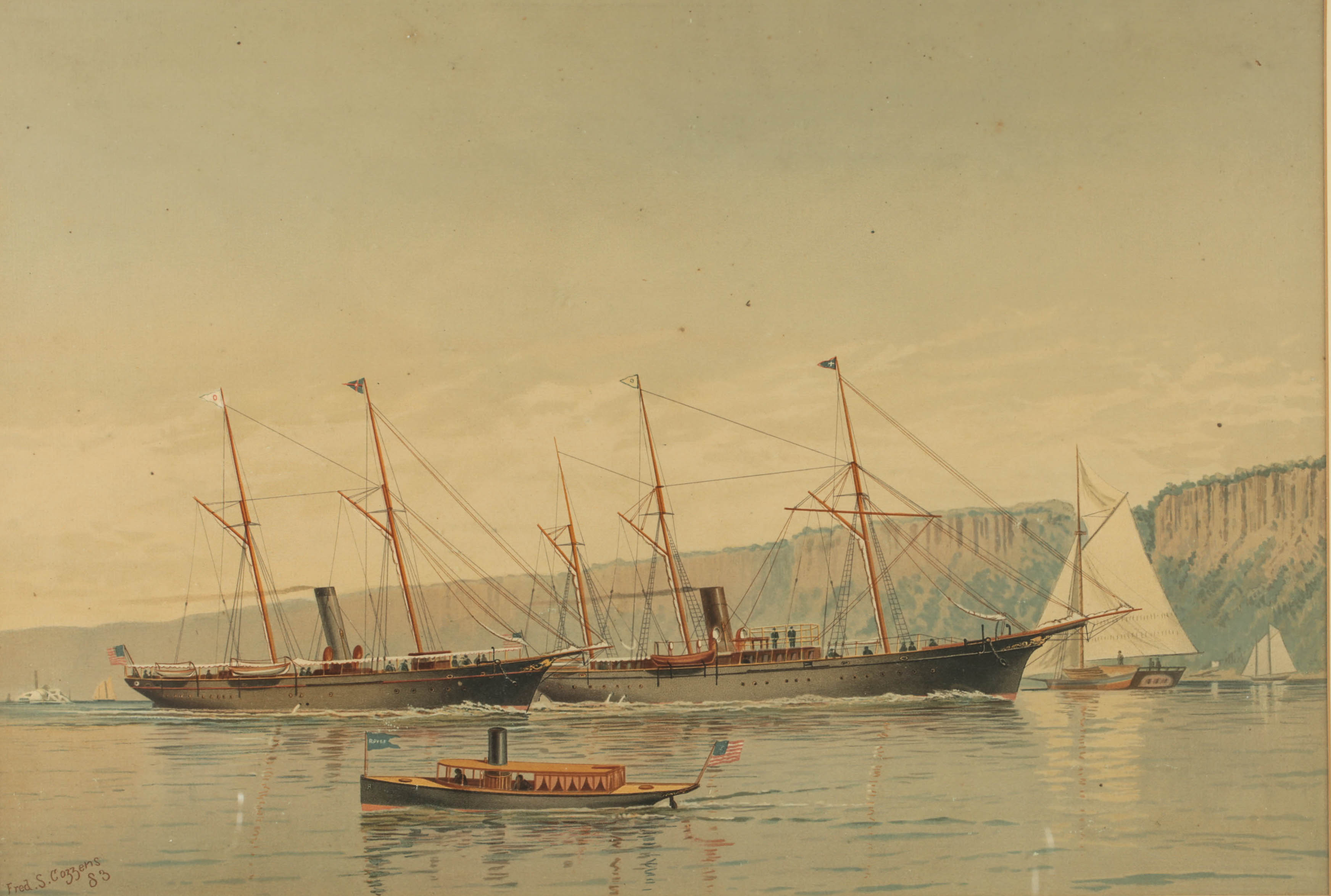 Chromolithograph by Fred S. Cozzens