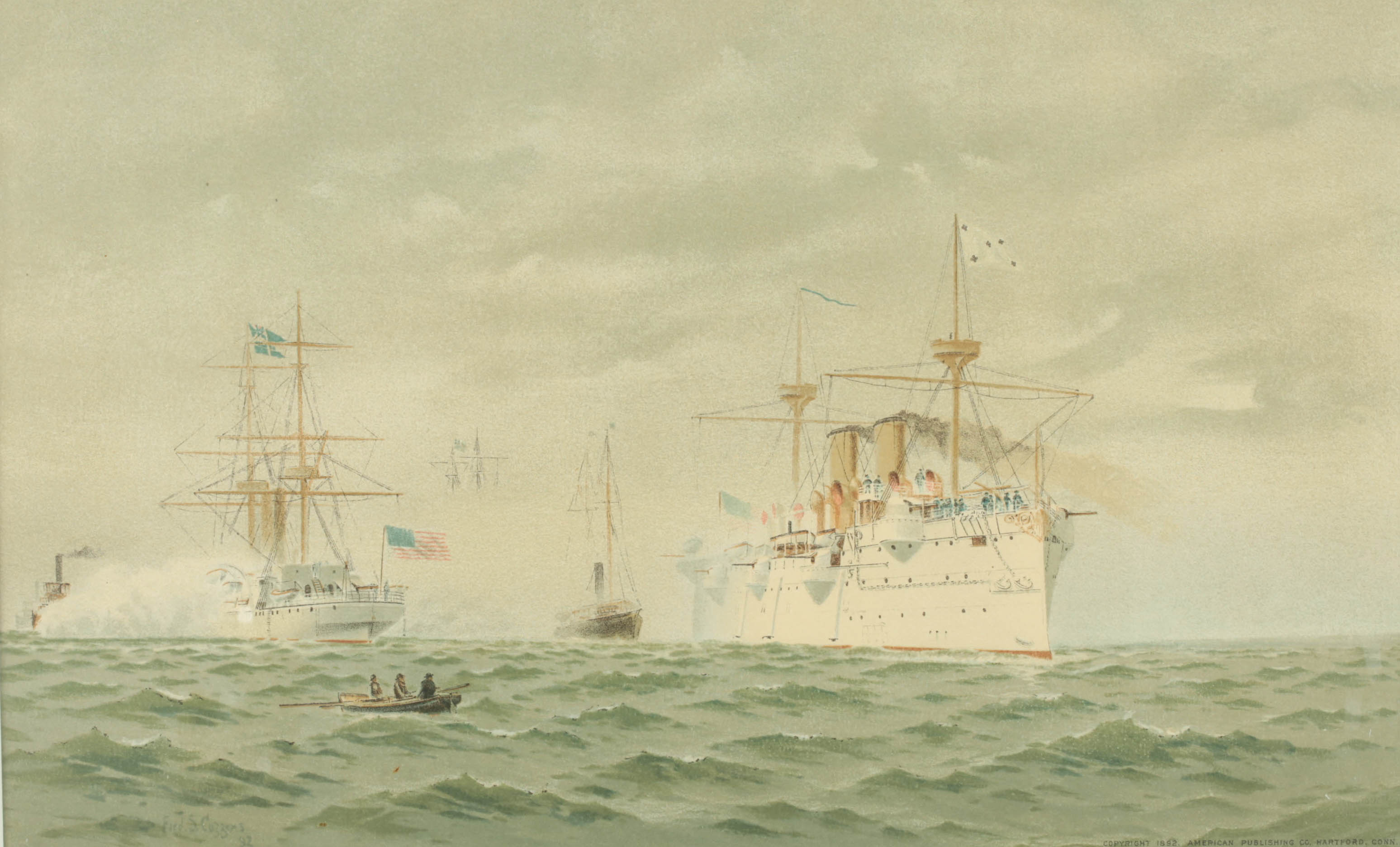 Chromolithograph by Fred S. Cozzens