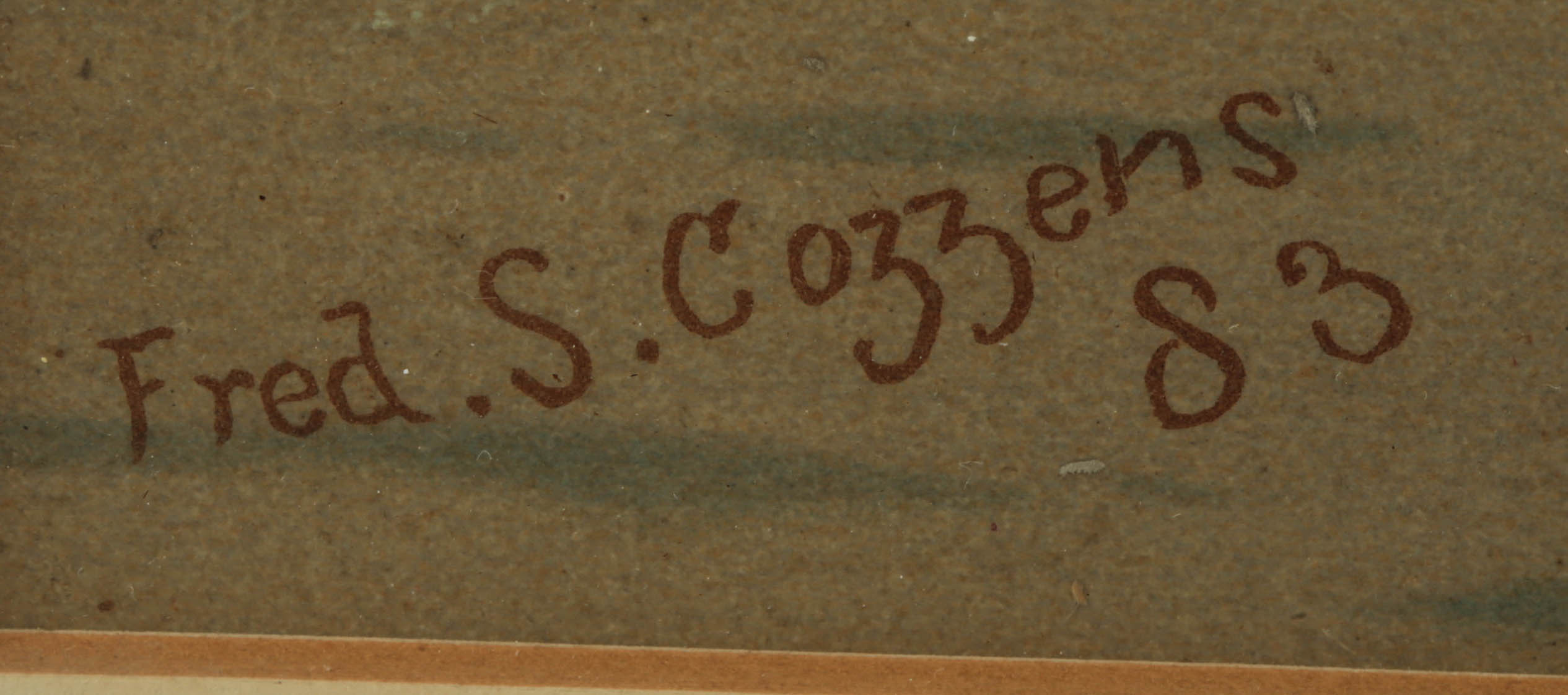 Chromolithograph by Fred S. Cozzens