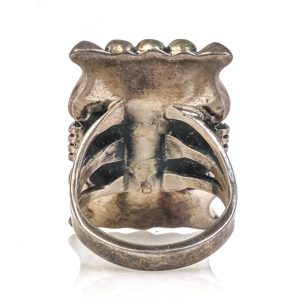 Native American Style Sterling Silver Gemstone Rings Including Billy Slim Navajo