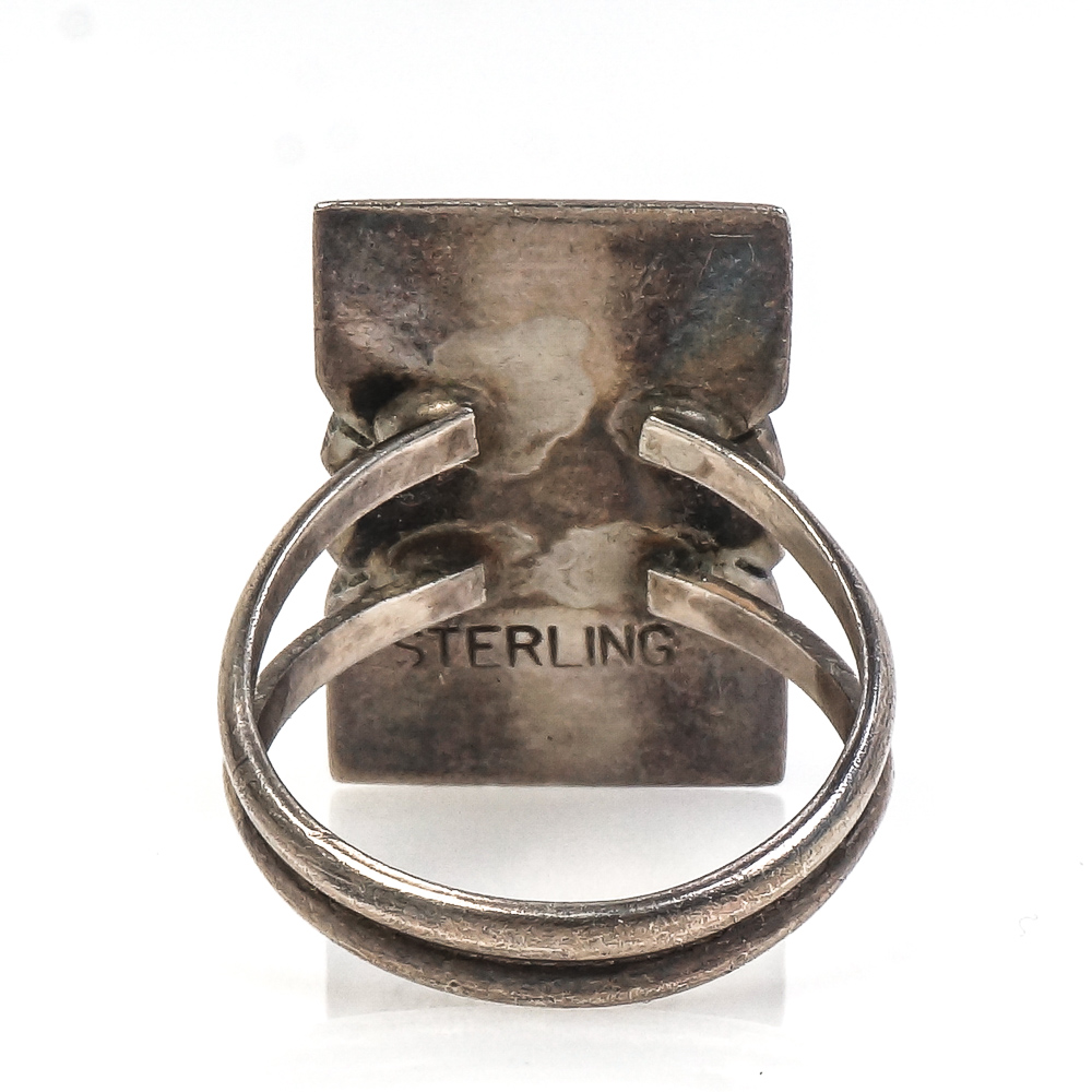 Native American Style Sterling Silver Gemstone Rings Including Billy Slim Navajo