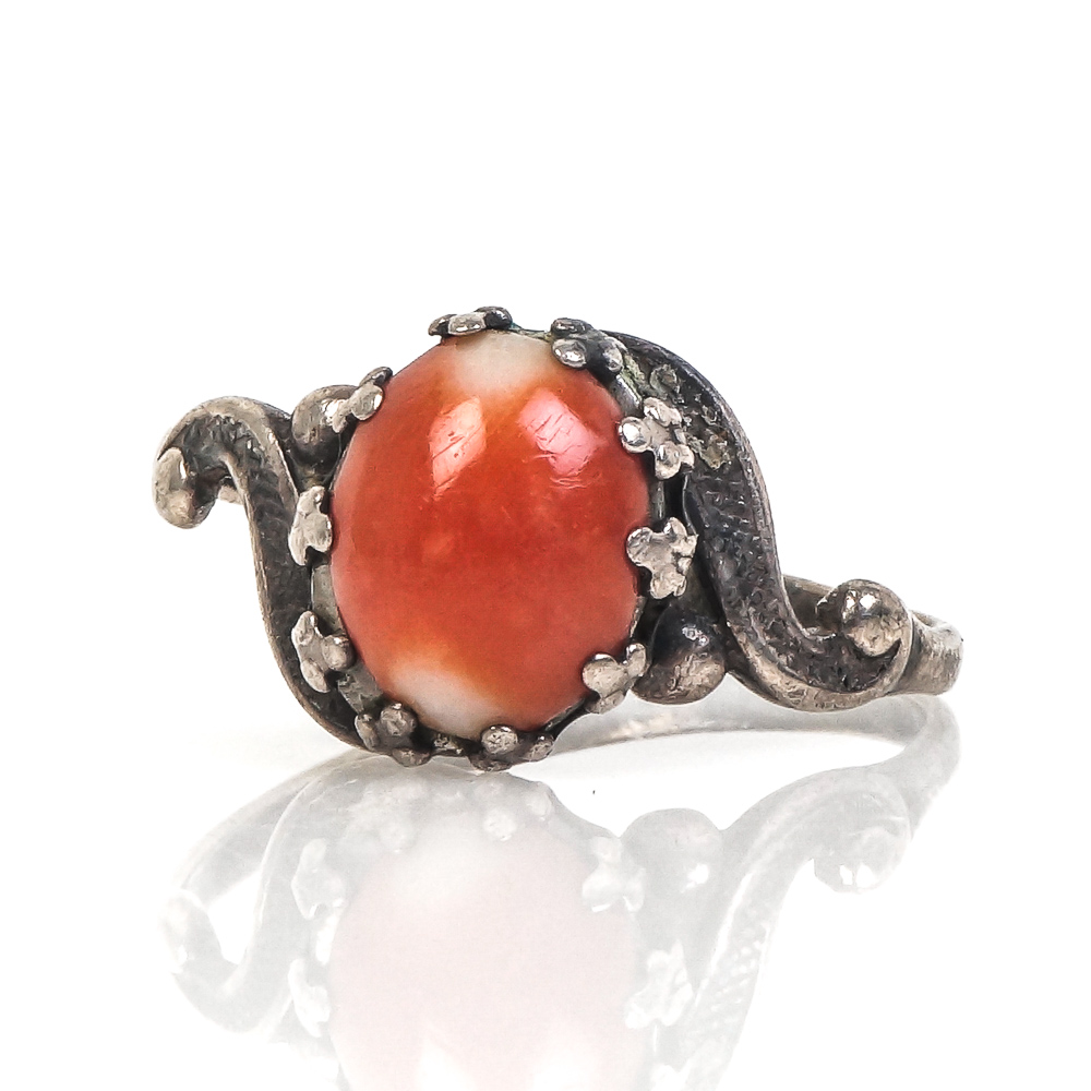 Native American Style Sterling Silver Gemstone Rings Including Billy Slim Navajo