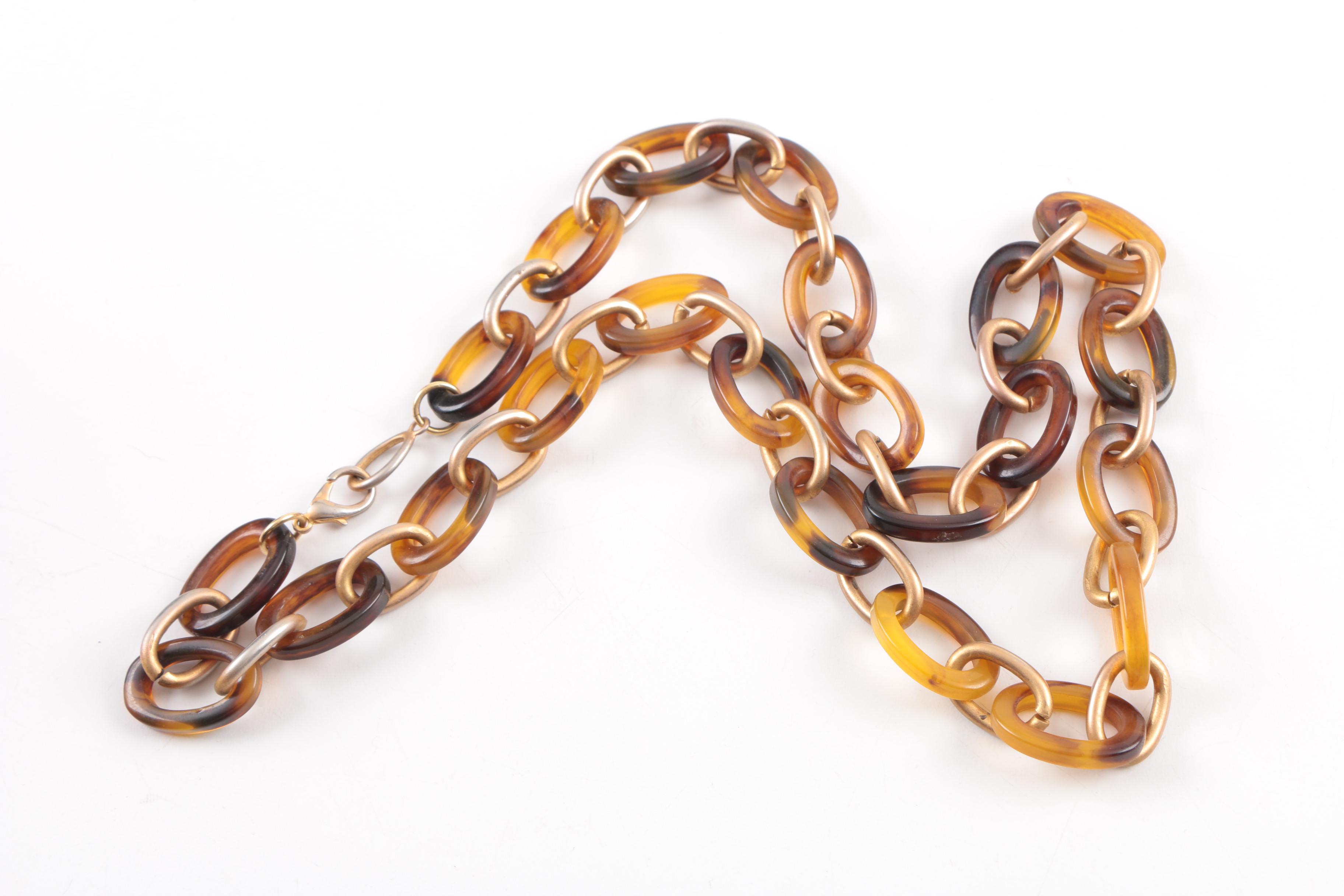 Costume Jewelry Including Amethyst and Bone