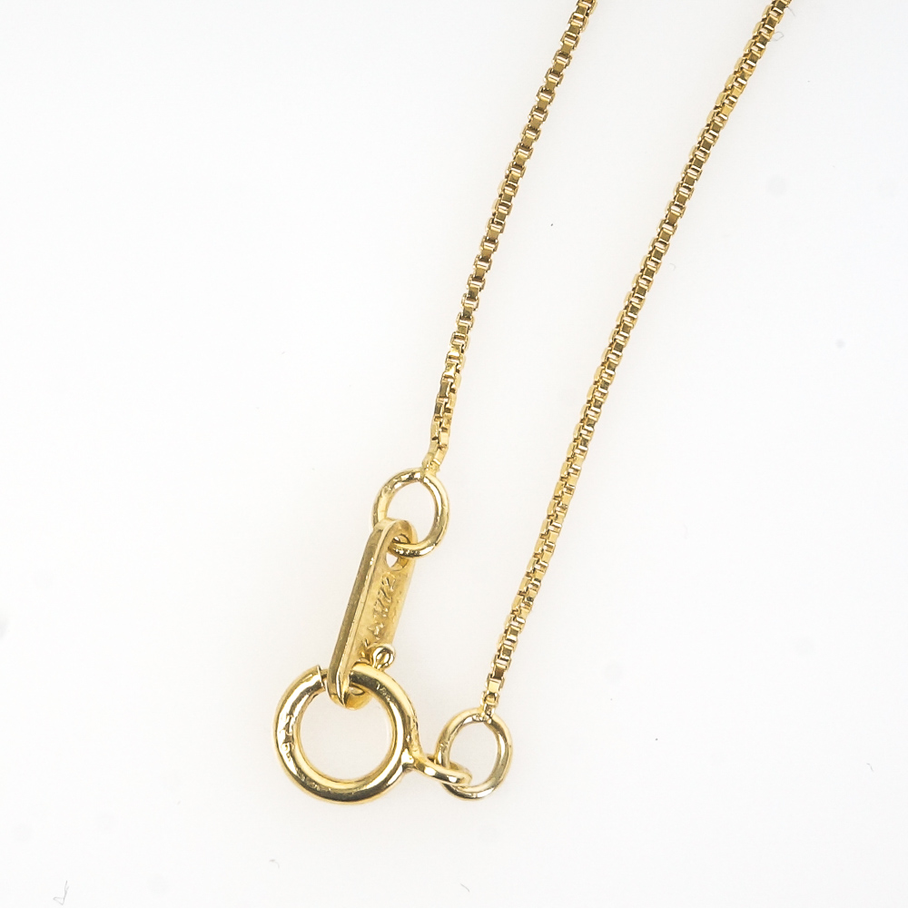 Gold Plated Sterling Silver and 1.00 CTW Diamond Heart Pendant Necklace