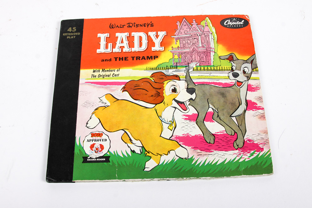 Bozo and Disney Children's Record Sets