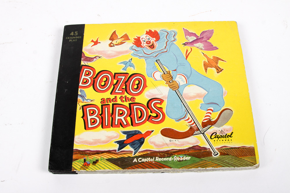 Bozo and Disney Children's Record Sets