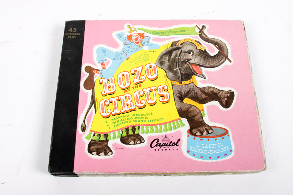 Bozo and Disney Children's Record Sets