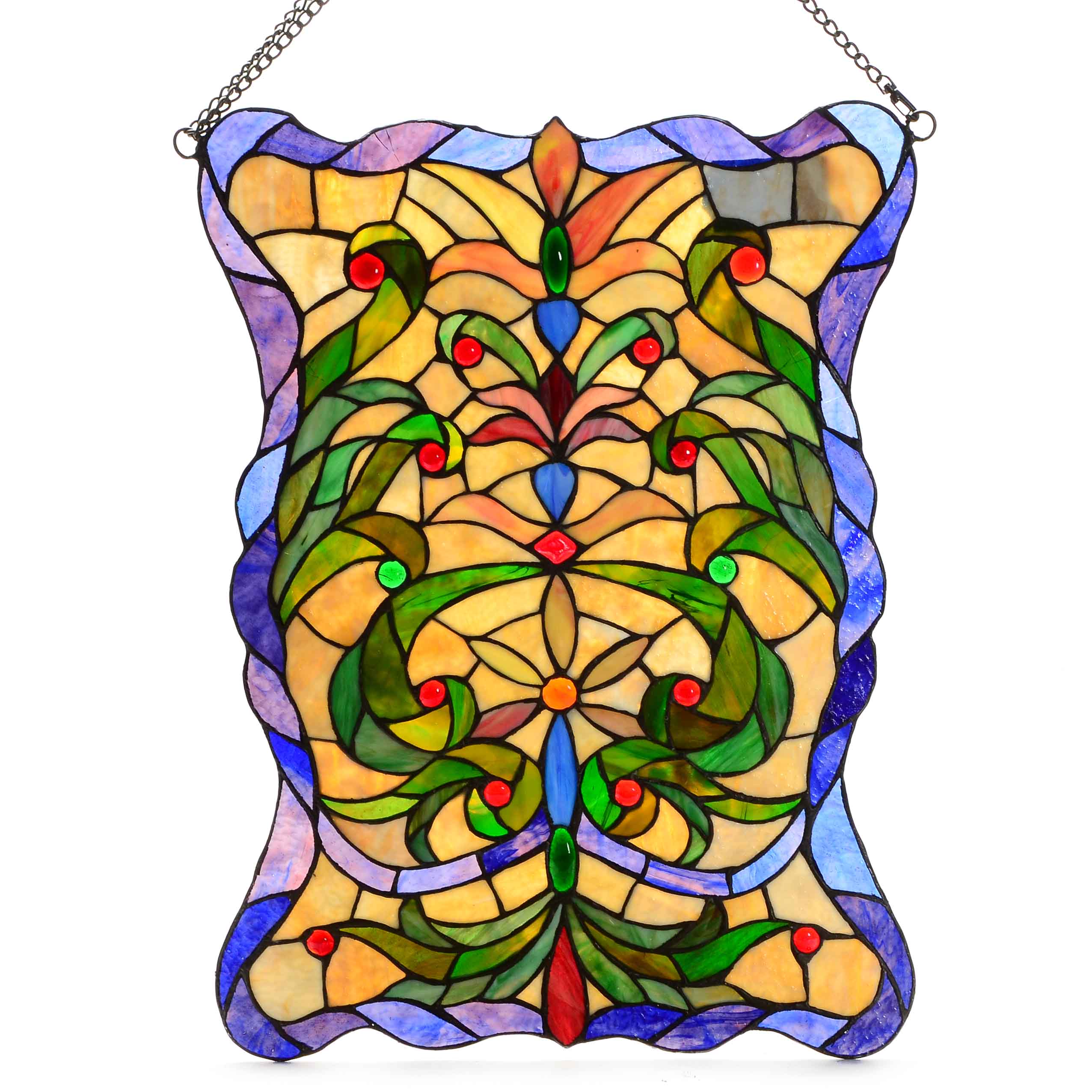 Hanging Stained Glass Panel