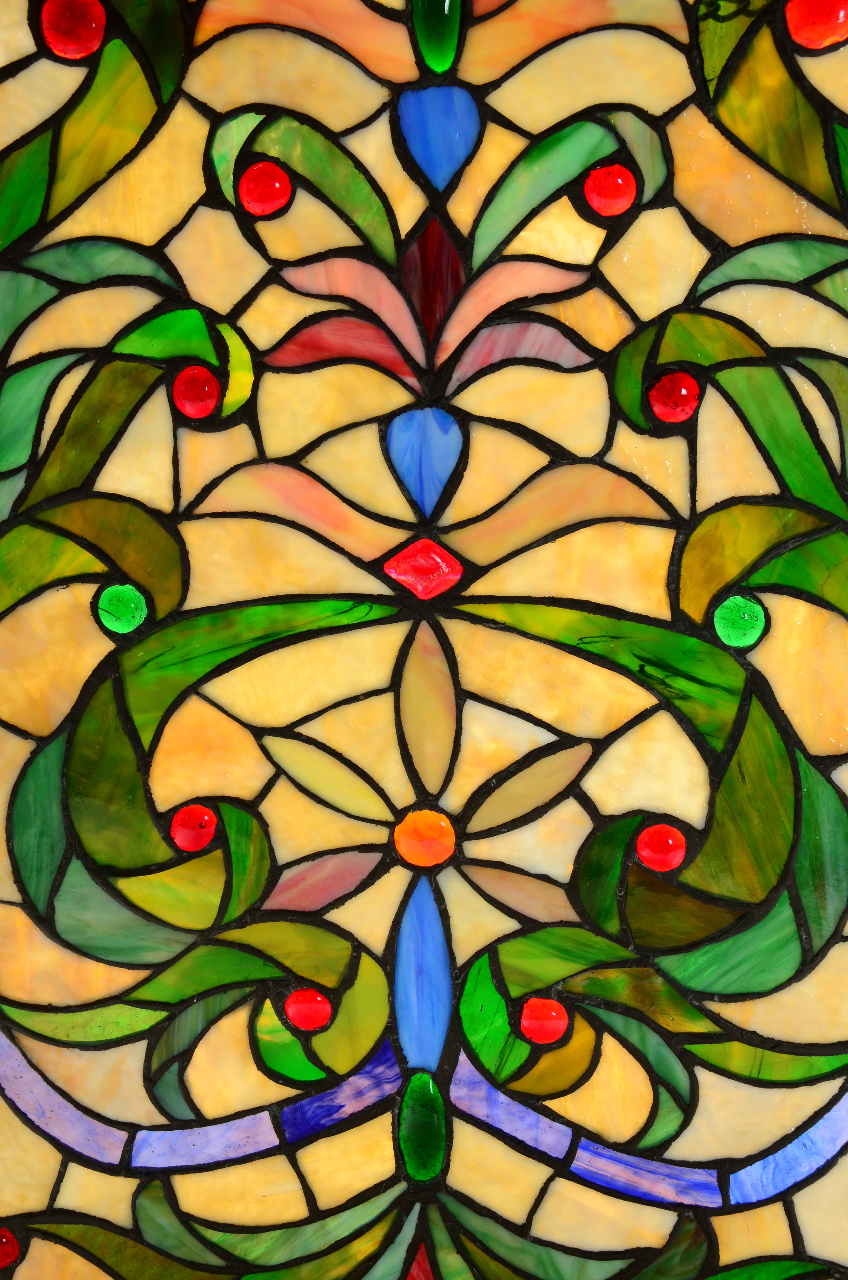 Hanging Stained Glass Panel