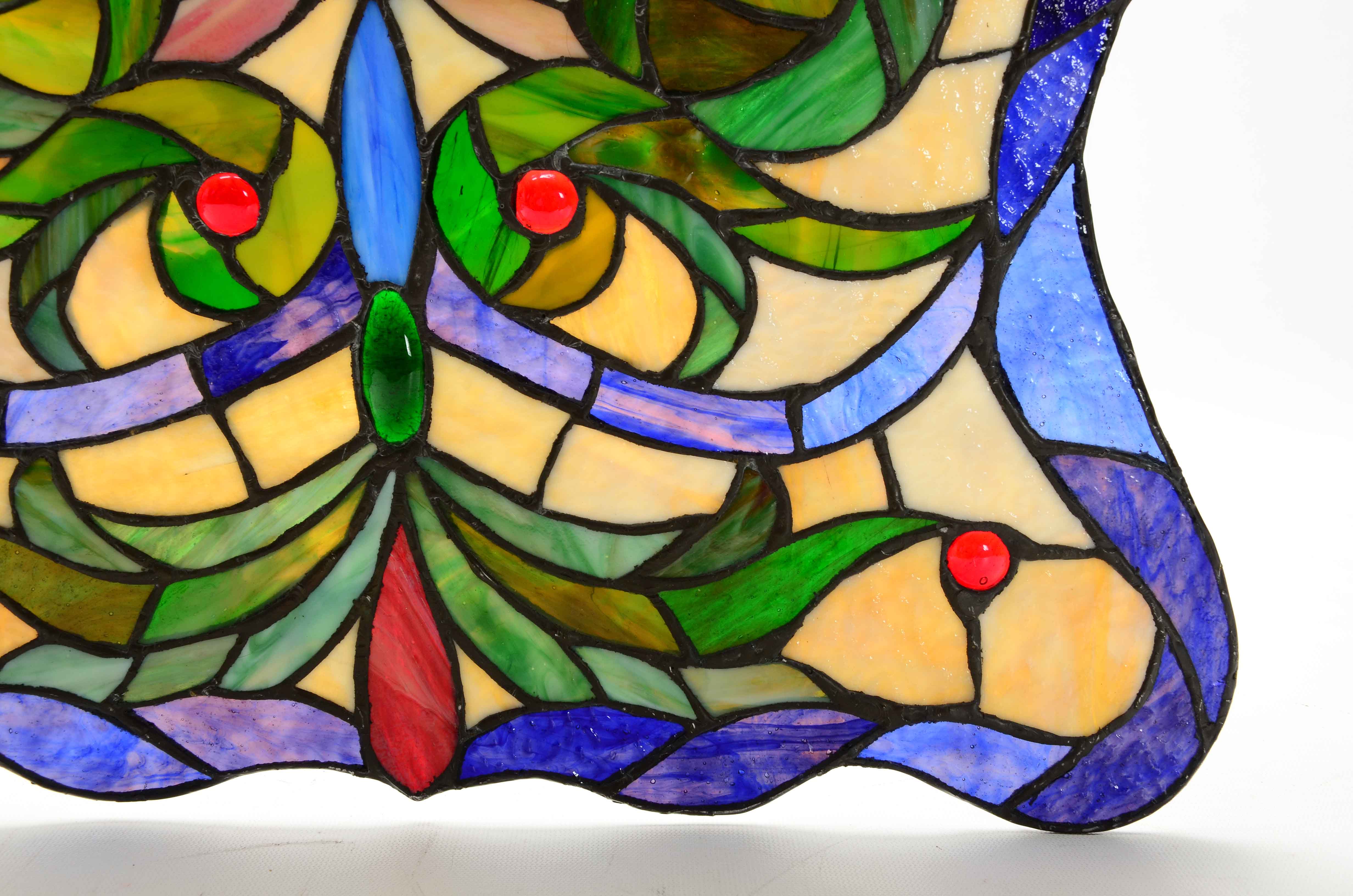 Hanging Stained Glass Panel