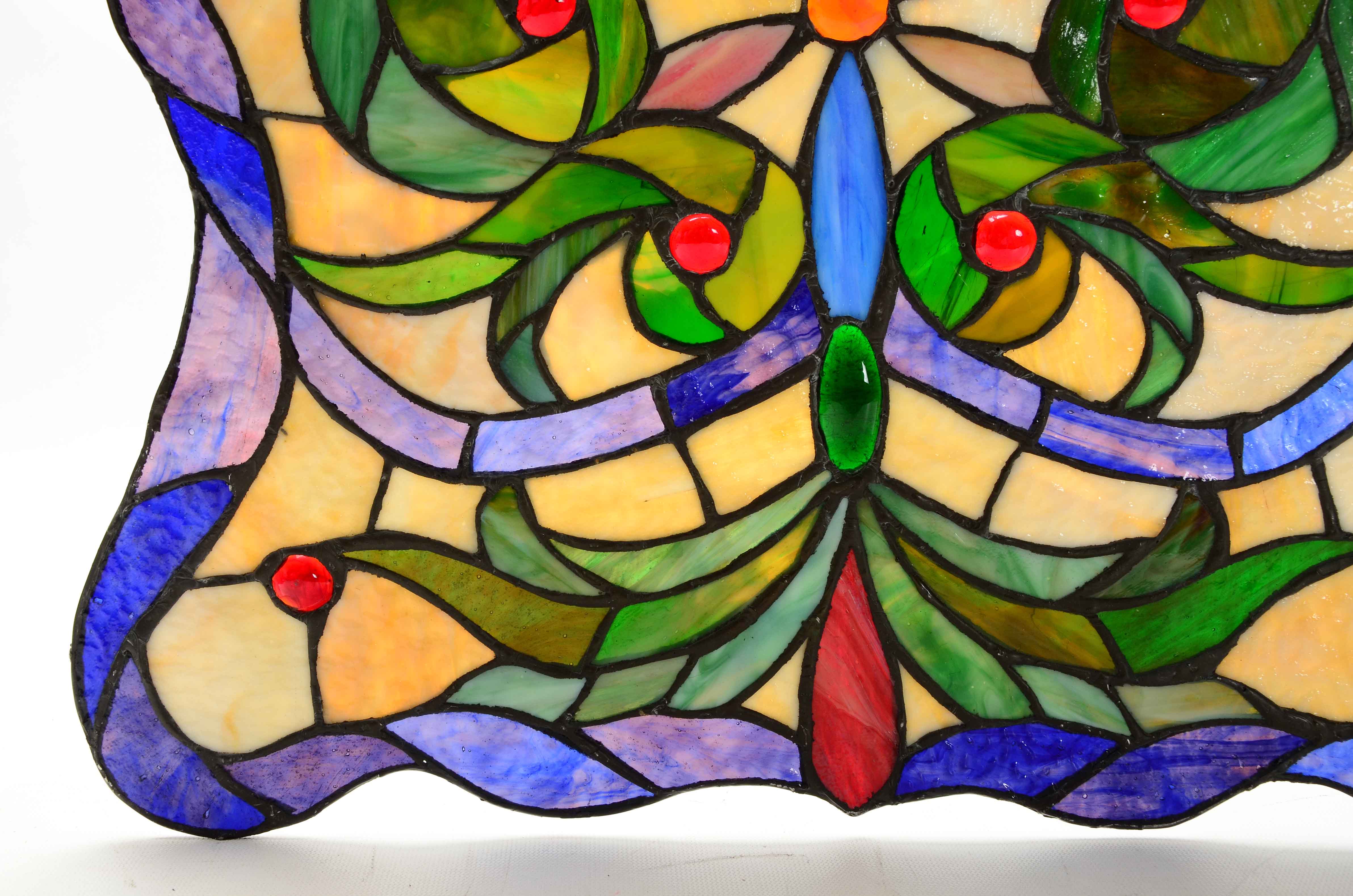 Hanging Stained Glass Panel